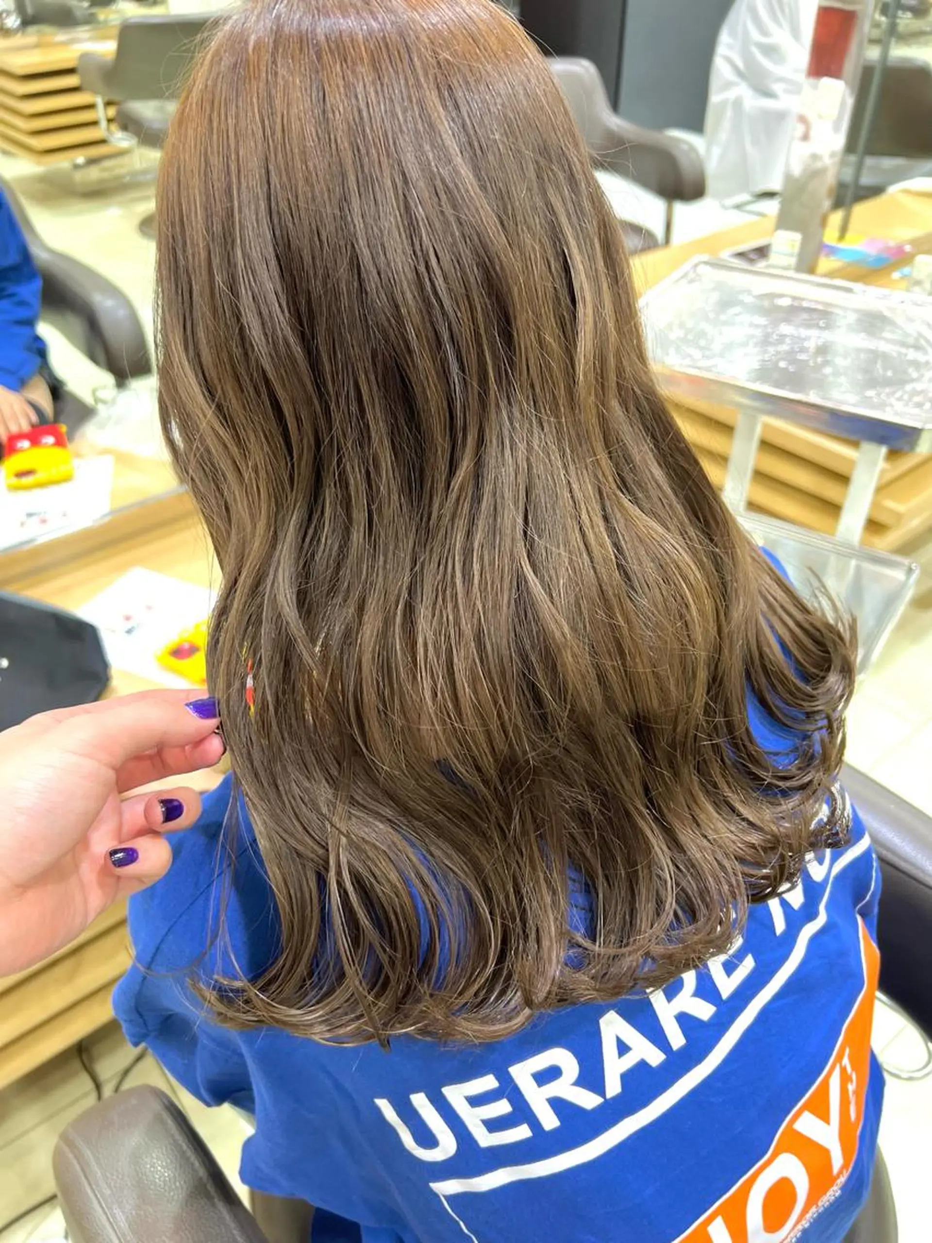 ロング カラー ブラウンカラー モカブラウン メンズカット/柏/韓 国/メンズパーマ航太のヘアスタイル