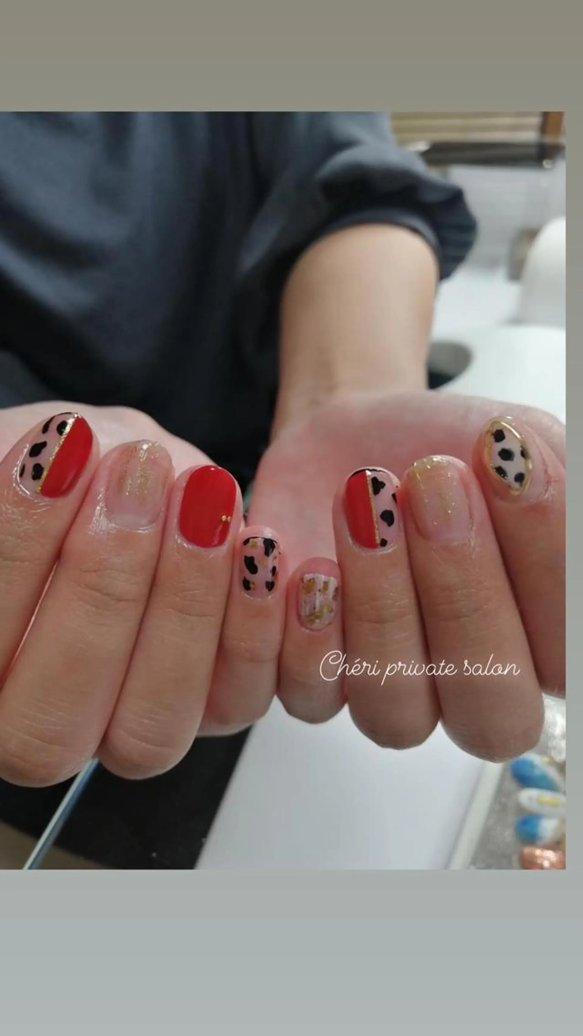 カラー ネイル アートネイル クリアネイル ハンドネイル Chérinail 爪のお手入れのネイルデザイン