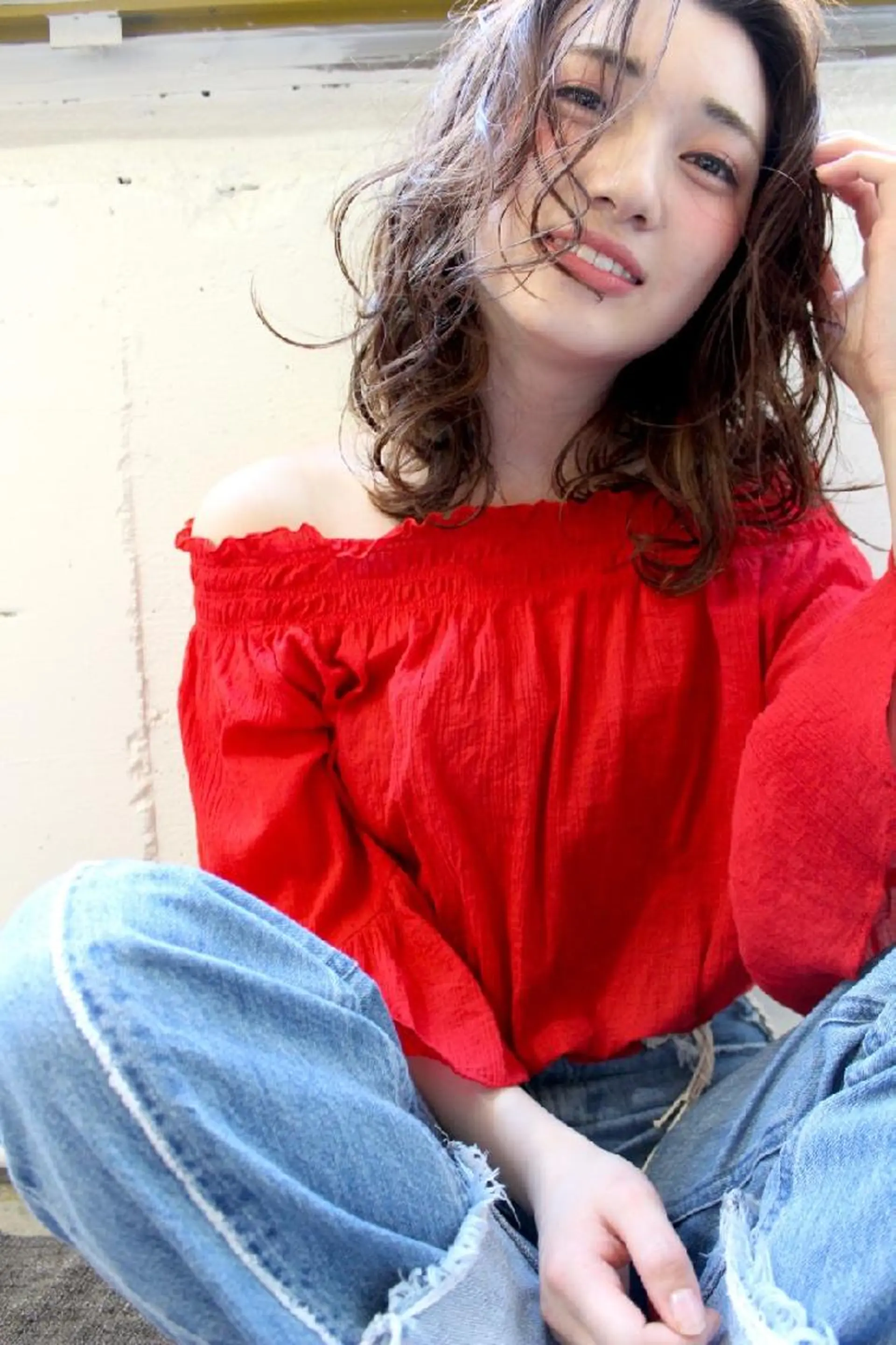 ミディアム カラー パーマ Mira 代表 SEKIのヘアスタイル