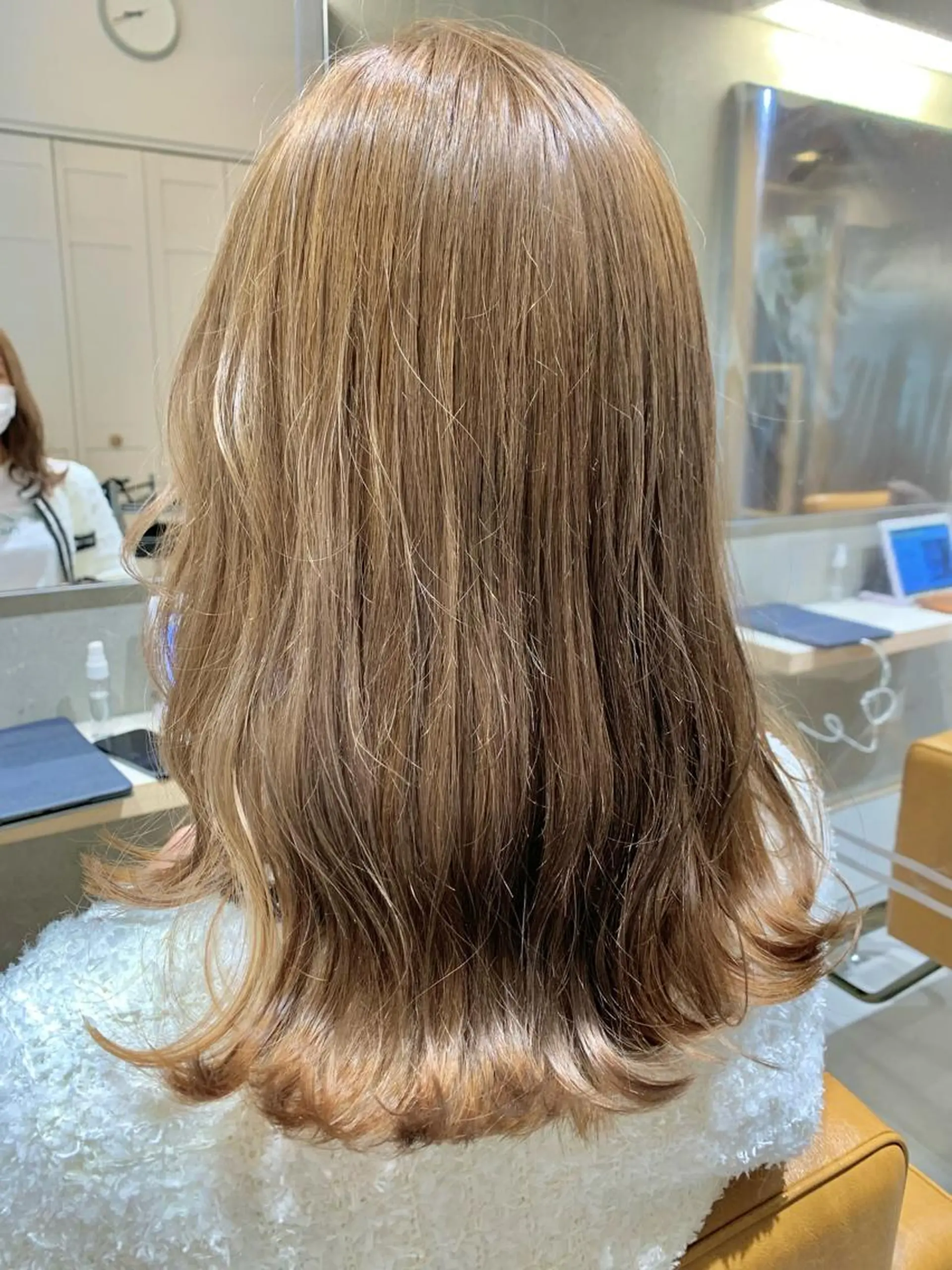 セミロング カラー 縮毛矯正×艶カラー /中村勇太のヘアスタイル