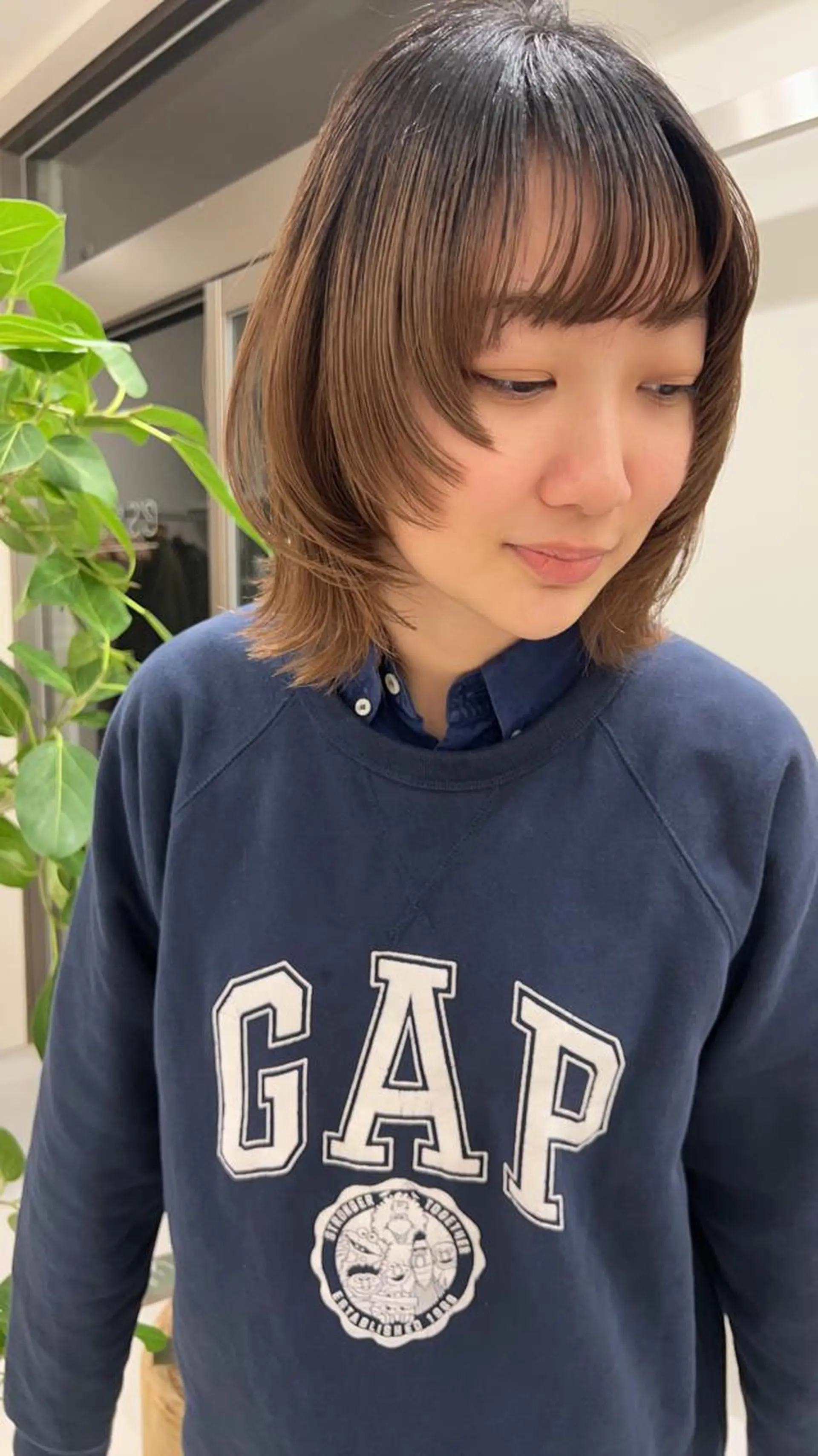 ミディアム 似合わせカット🫧 /パーマRINAのヘアスタイル