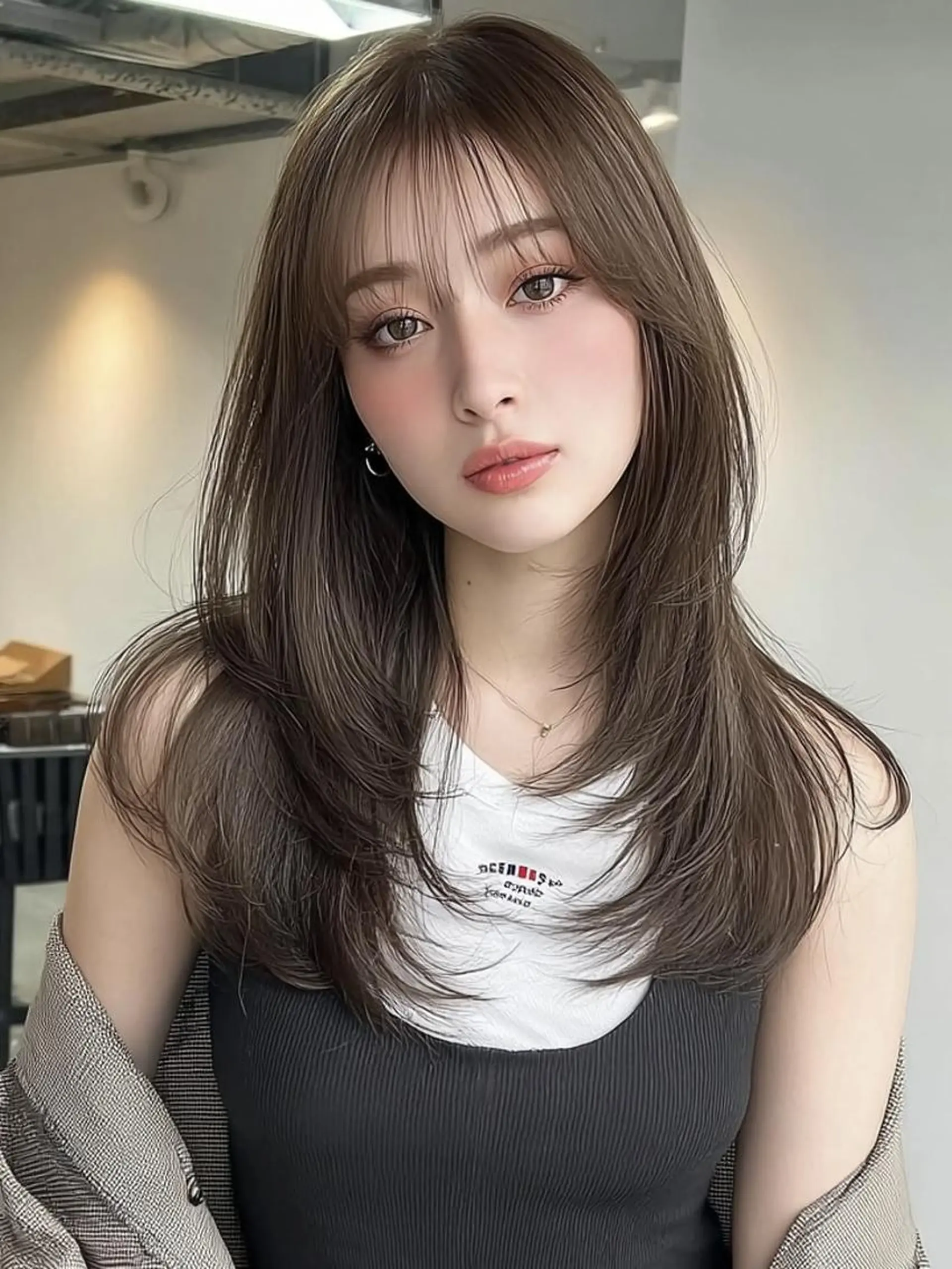 セミロング ボブ 外国人風カラー カット ヘアカラー トリートメント ✨透明感カラー✨ yukaのヘアスタイル