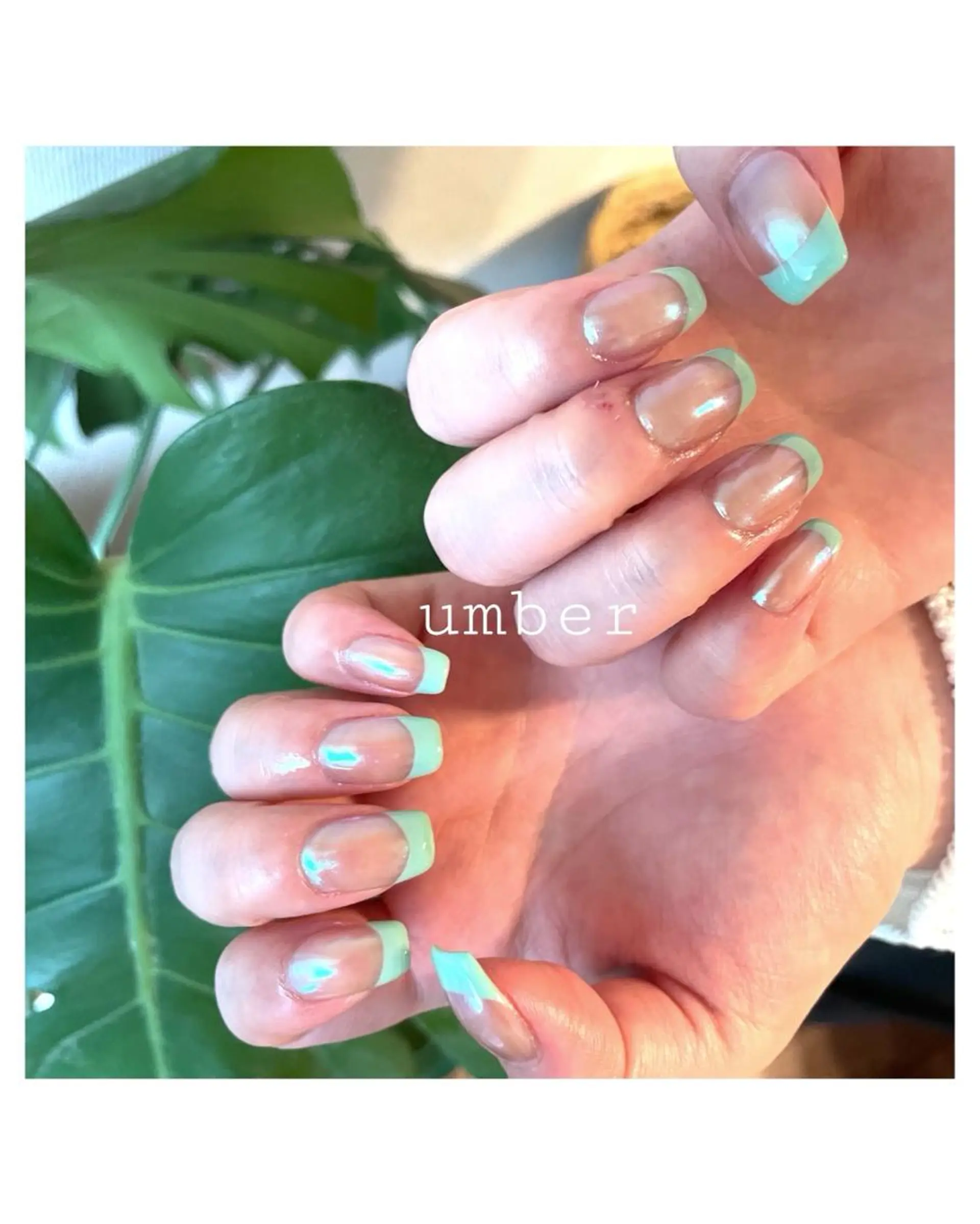 ネイル クリアネイル フラッシュネイル フットネイル フレンチネイル マグネットネイル ハンドネイル umber 三茶1分のネイルデザイン