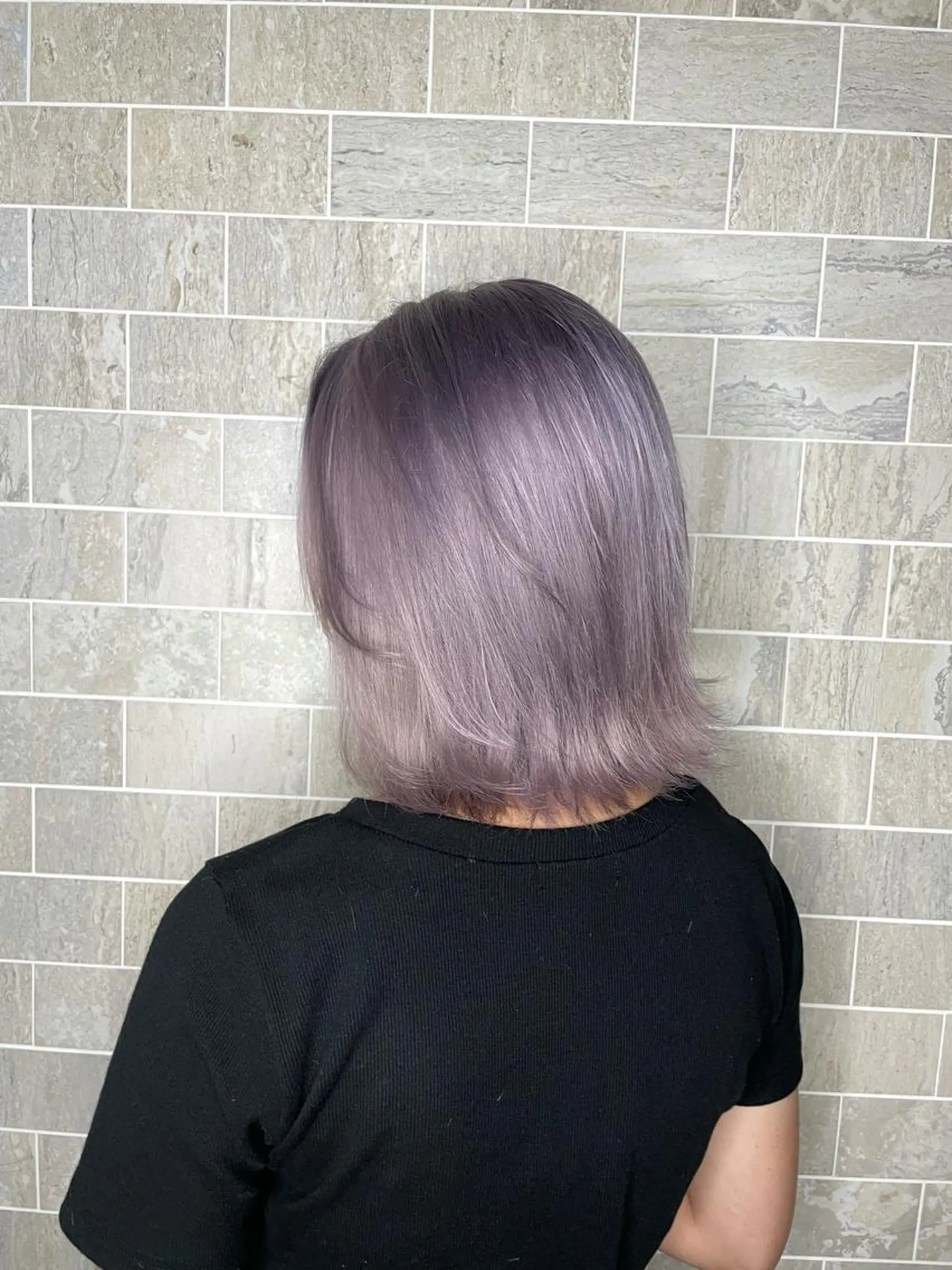 ミディアム ヘアカラー トリートメント ブリーチ毛矯正.髪質 改善.髪にドラマをのヘアスタイル