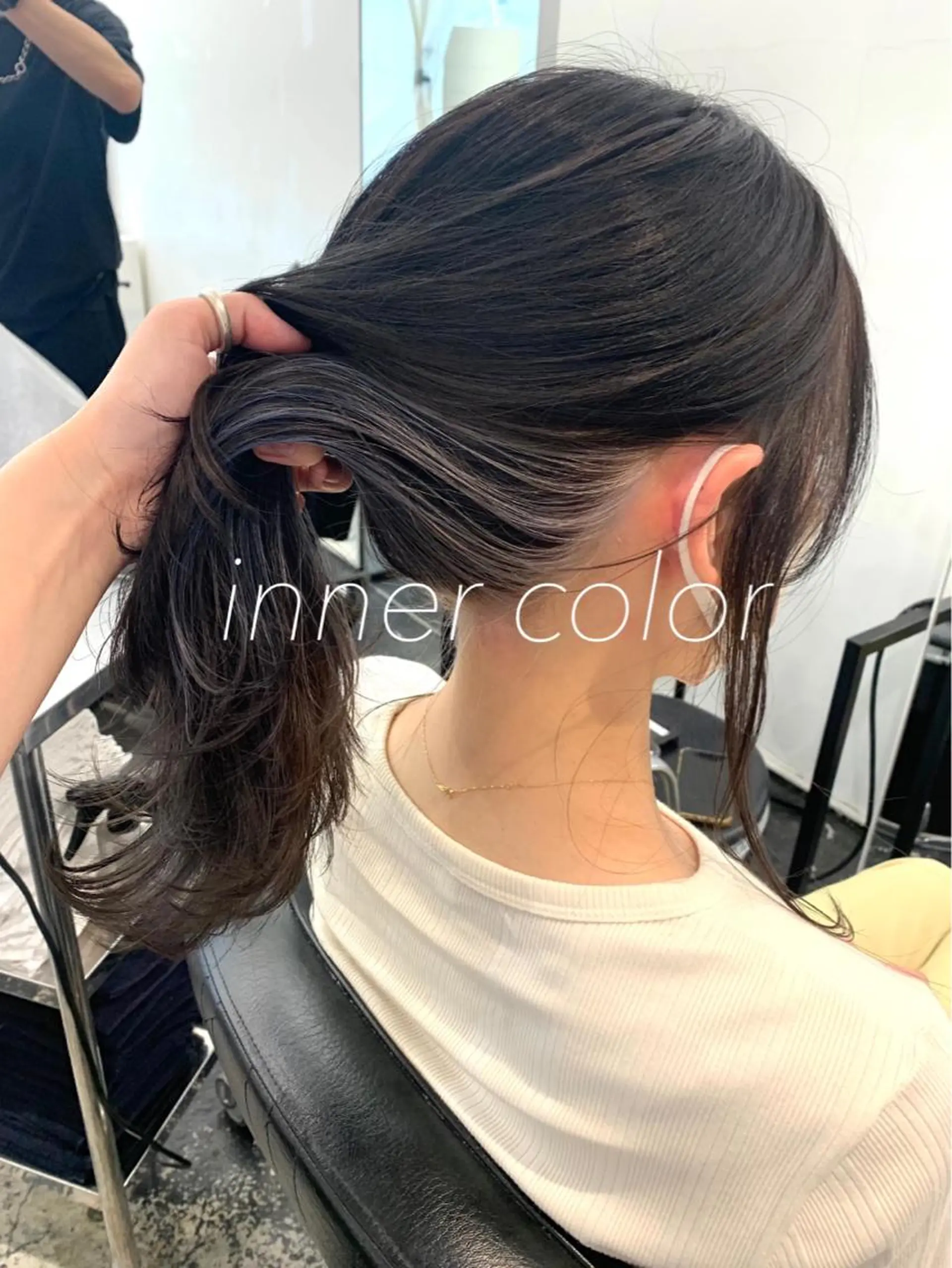 セミロング カラー インナーカラー レイヤーカット/艶髪 ✨💭KIRARIのヘアスタイル