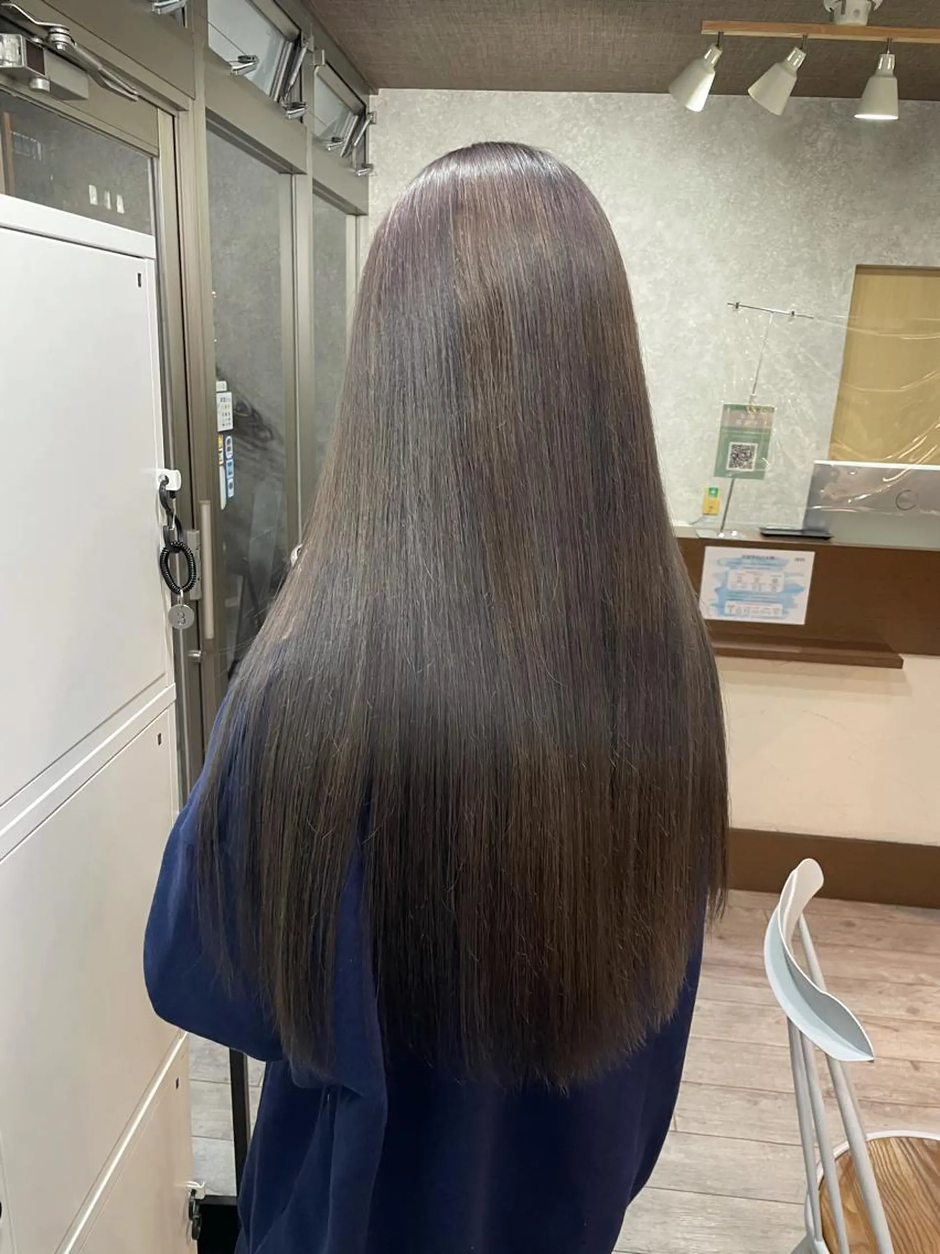 ロング カラー ブリーチ グレージュ ラベンダーカラー ラベンダーグレージュ ラベンダーグレー 🫧ヒシダアキ /taboo🫧のヘアスタイル