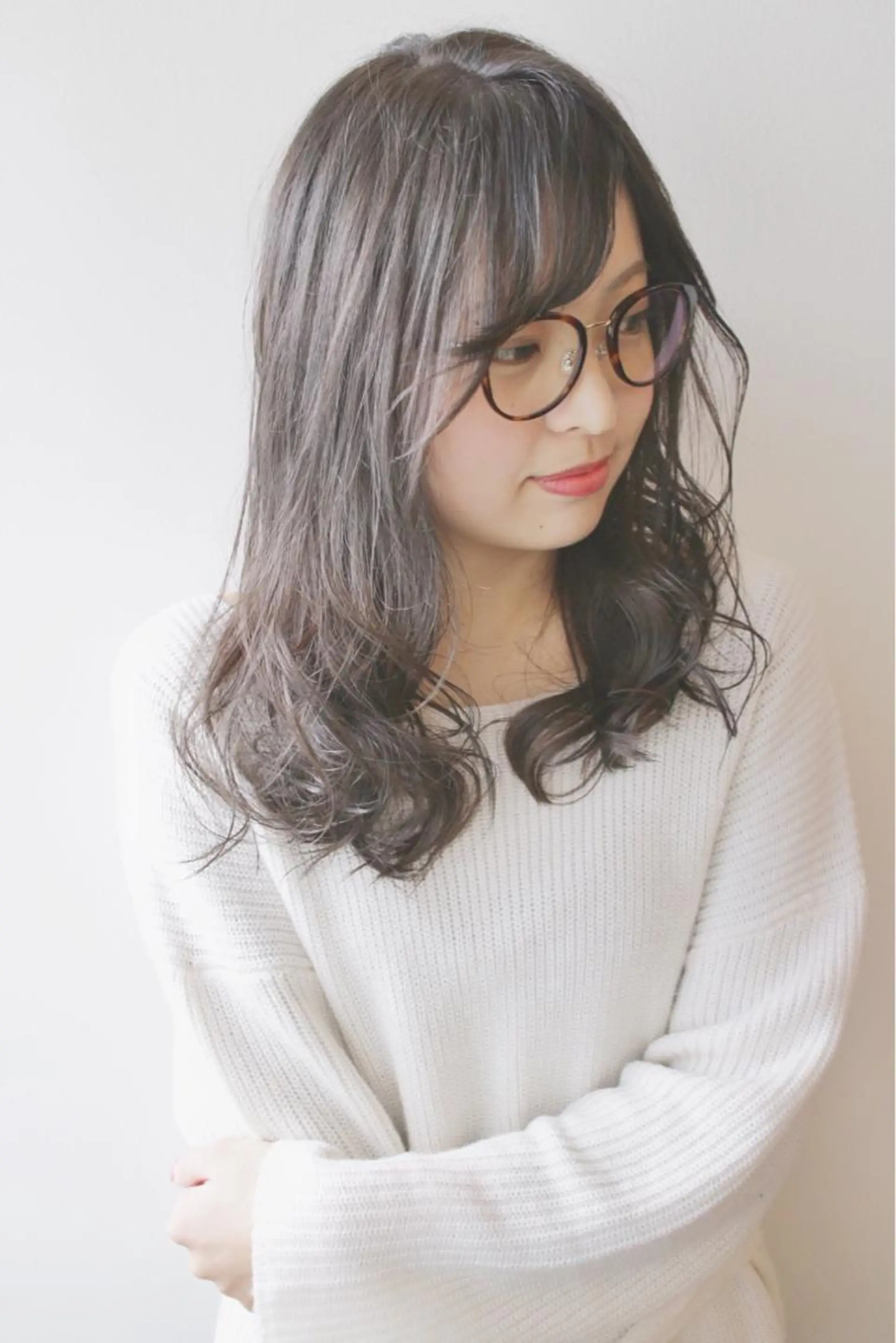 セミロング カット ヘアカラー トリートメント Croix   Hair所属・吉本 知弘のヘアスタイル