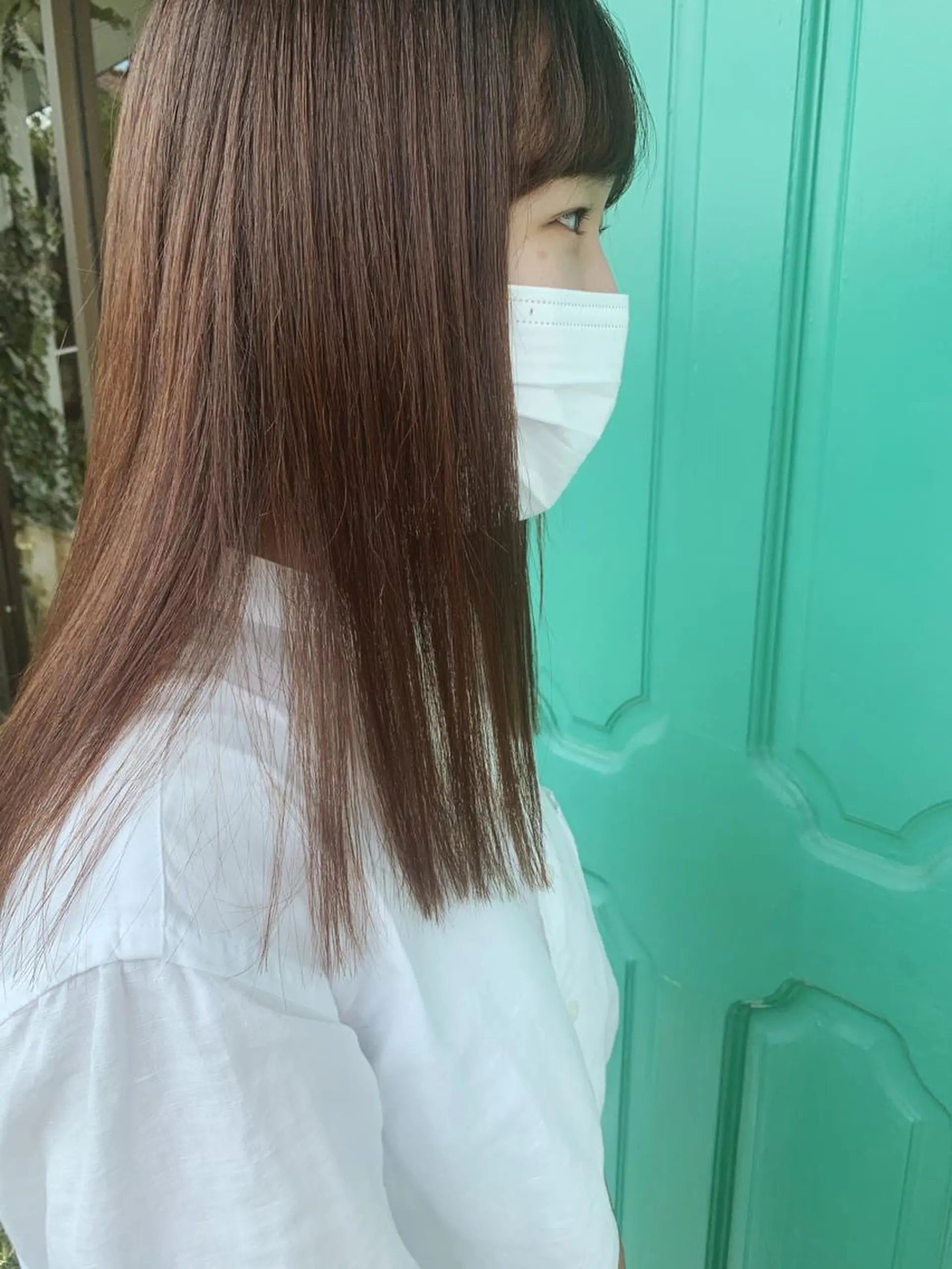 ミディアム カット 佐藤 美咲のヘアスタイル