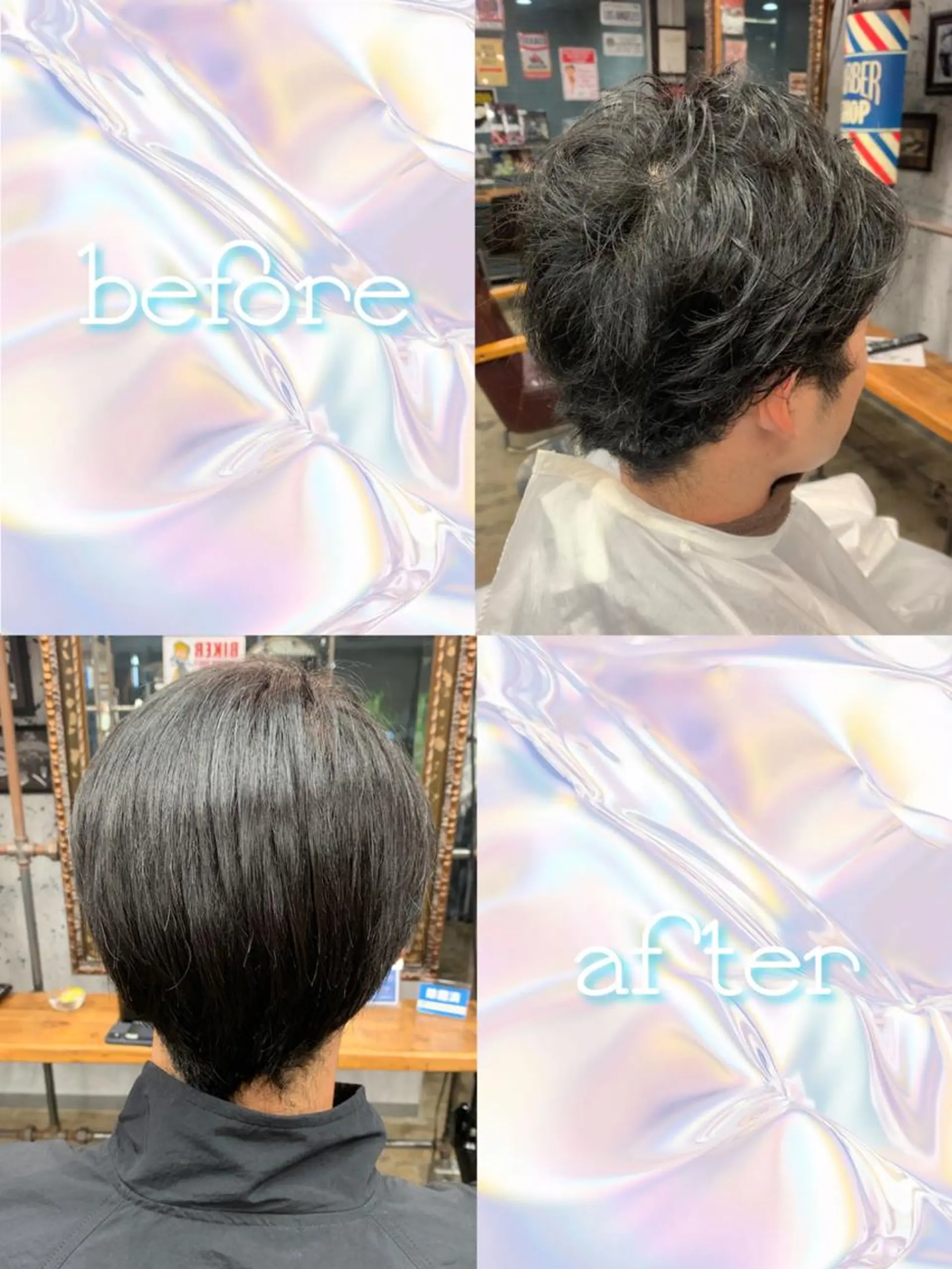 ショート メンズ メンズパーマ OPUS  CREER所属・小室 友香のヘアスタイル