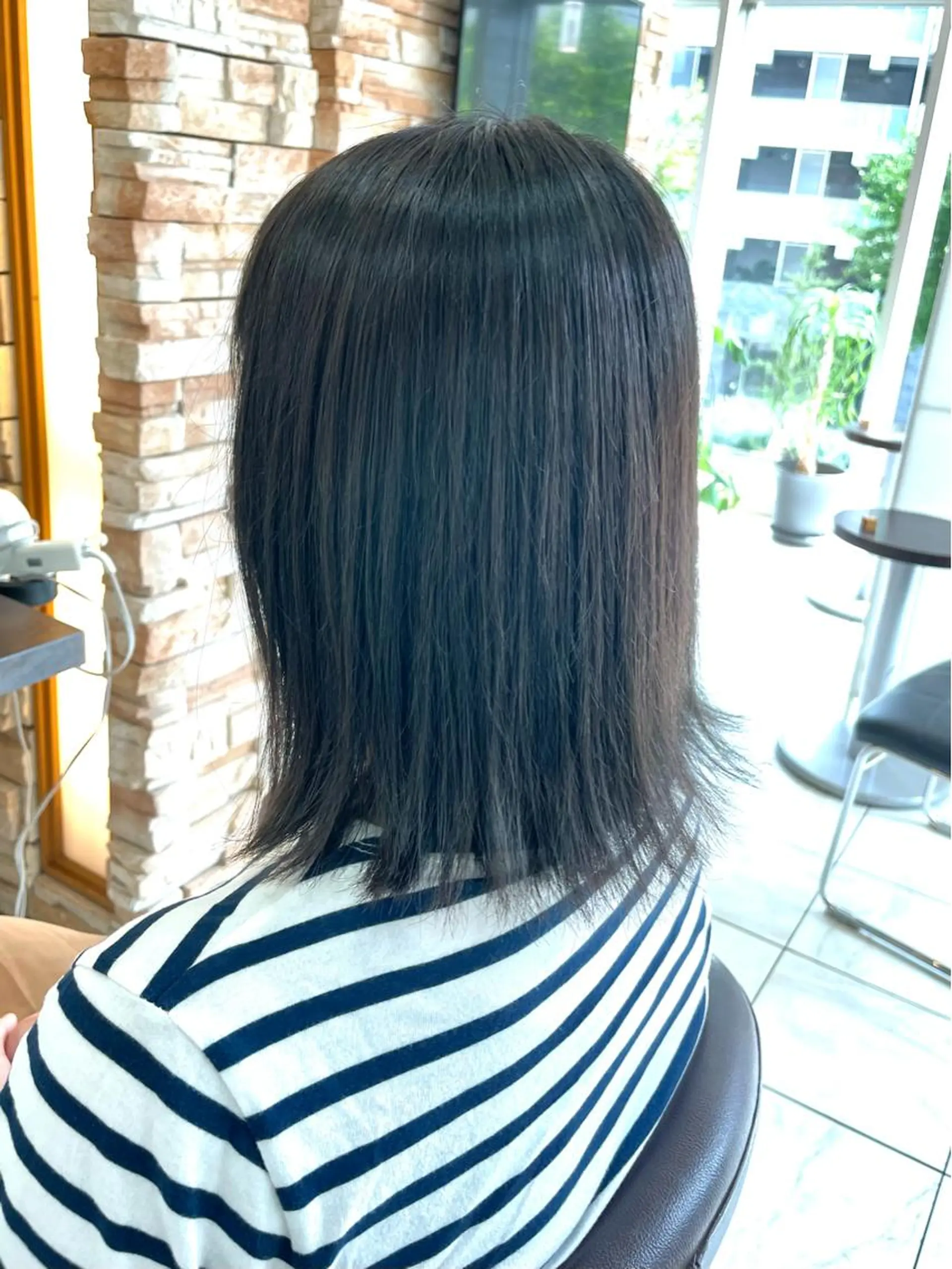 ミディアム アッシュ 髪質改善 ヘアカラー トリートメント 新籾 尚哉のヘアスタイル