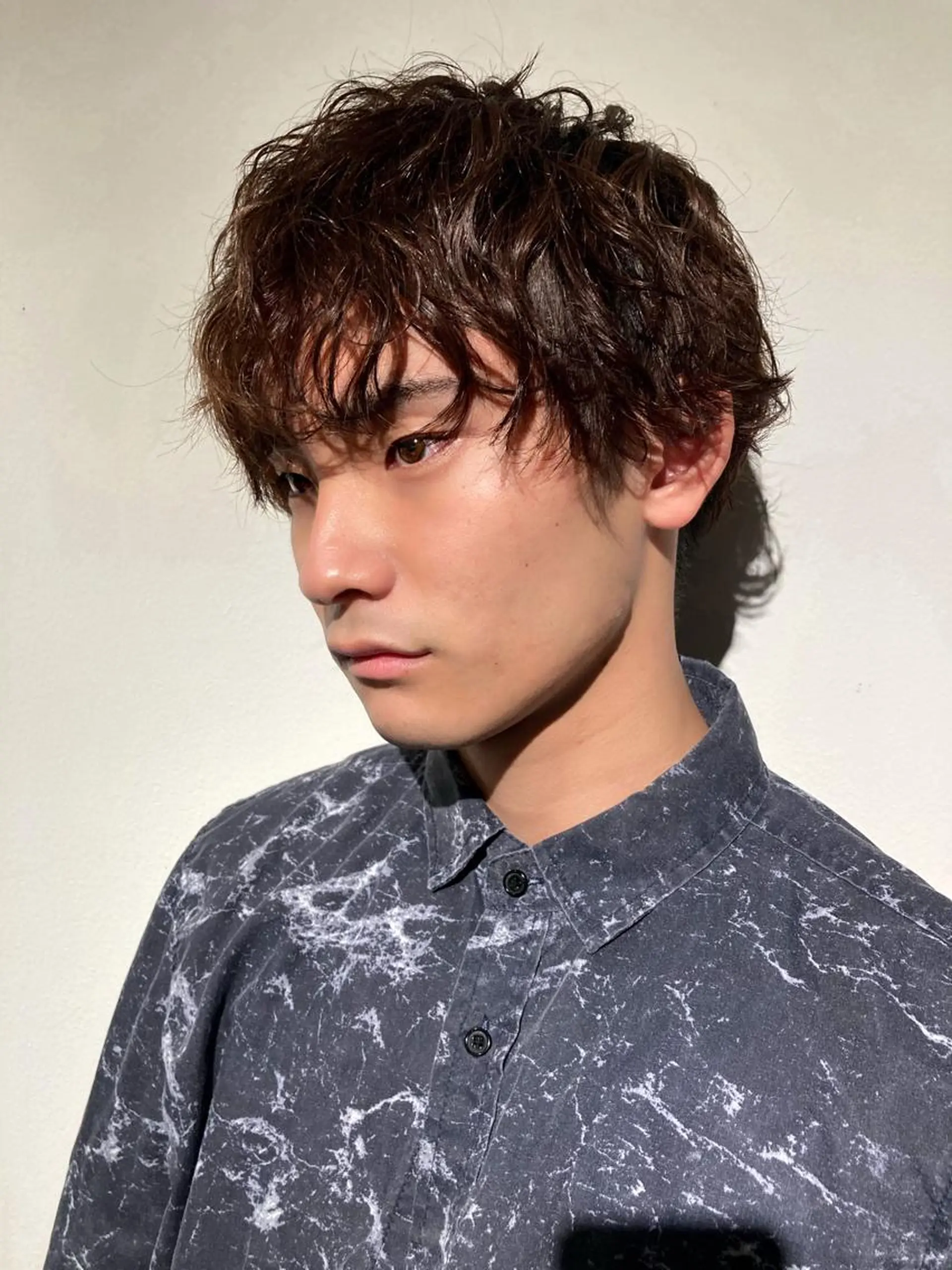 パーマ メンズ 🛑柔らか透明感 カラー🛑大谷のヘアスタイル