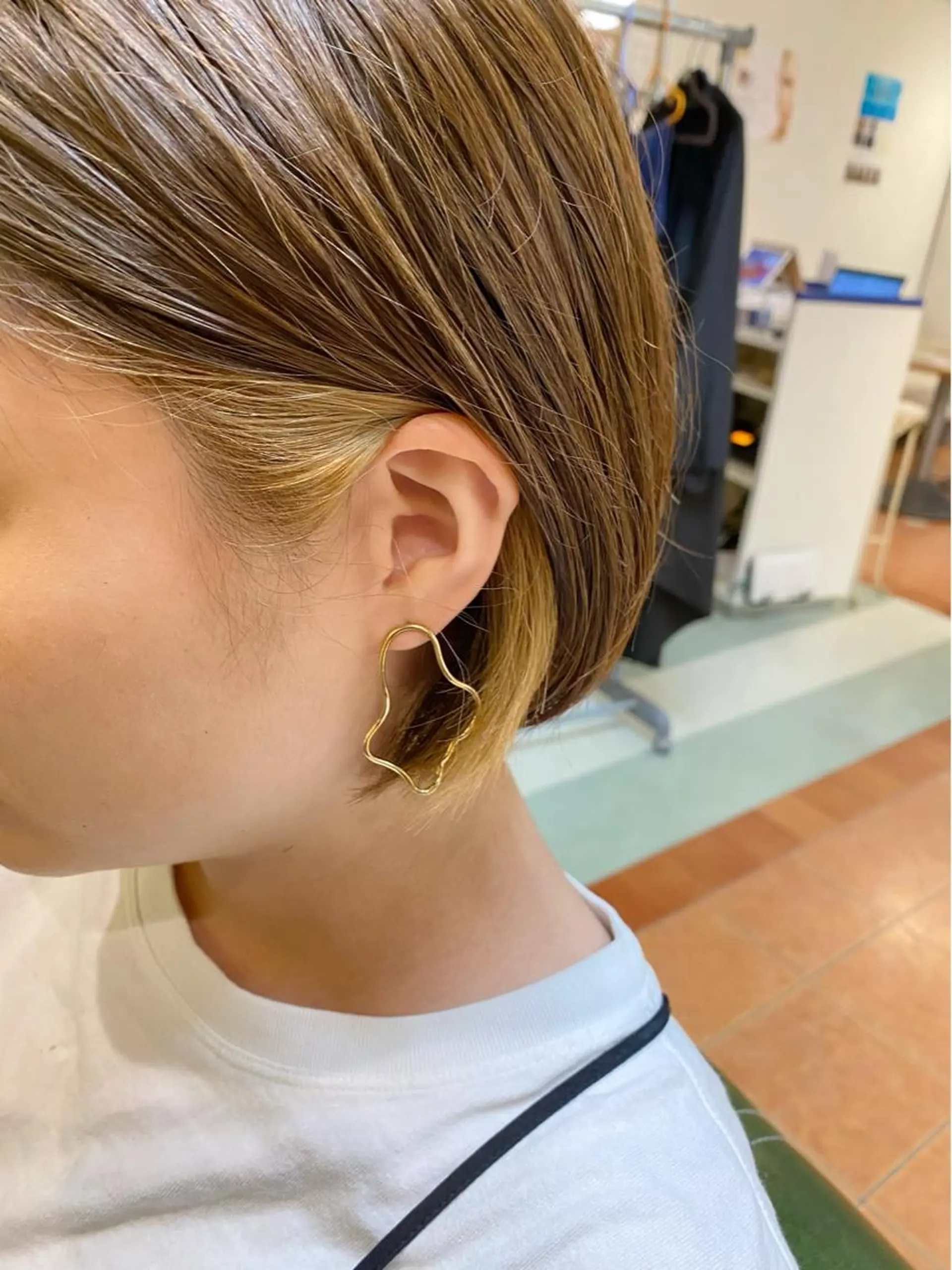 ショート カラー ヘアカラー トリートメント 石井 佑樹のヘアスタイル