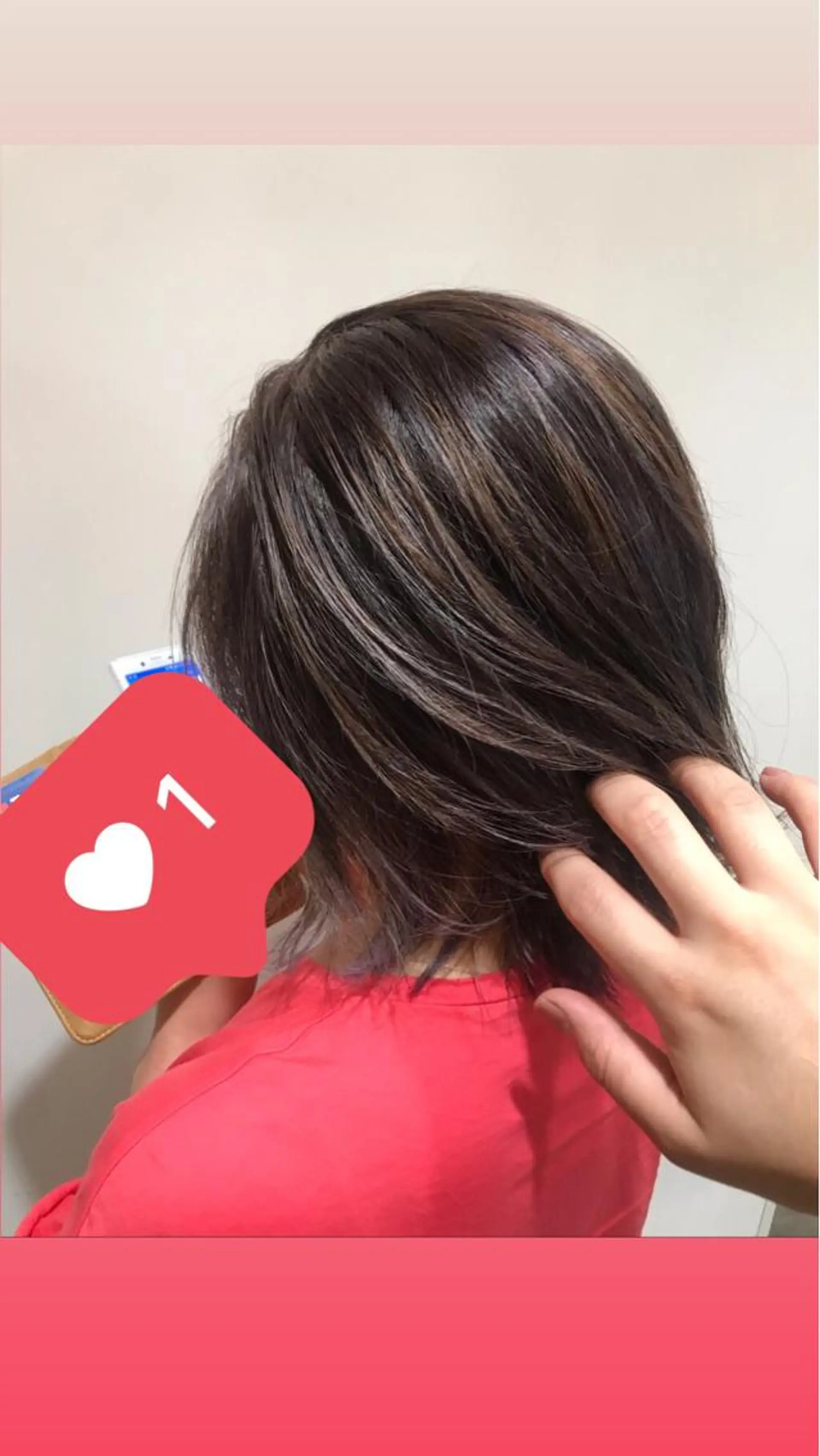 ミディアム カラー バレイヤージュ レイヤーカット ヘアカラー 似合わせ/ブリーチ カラー.岡田友仁のヘアスタイル