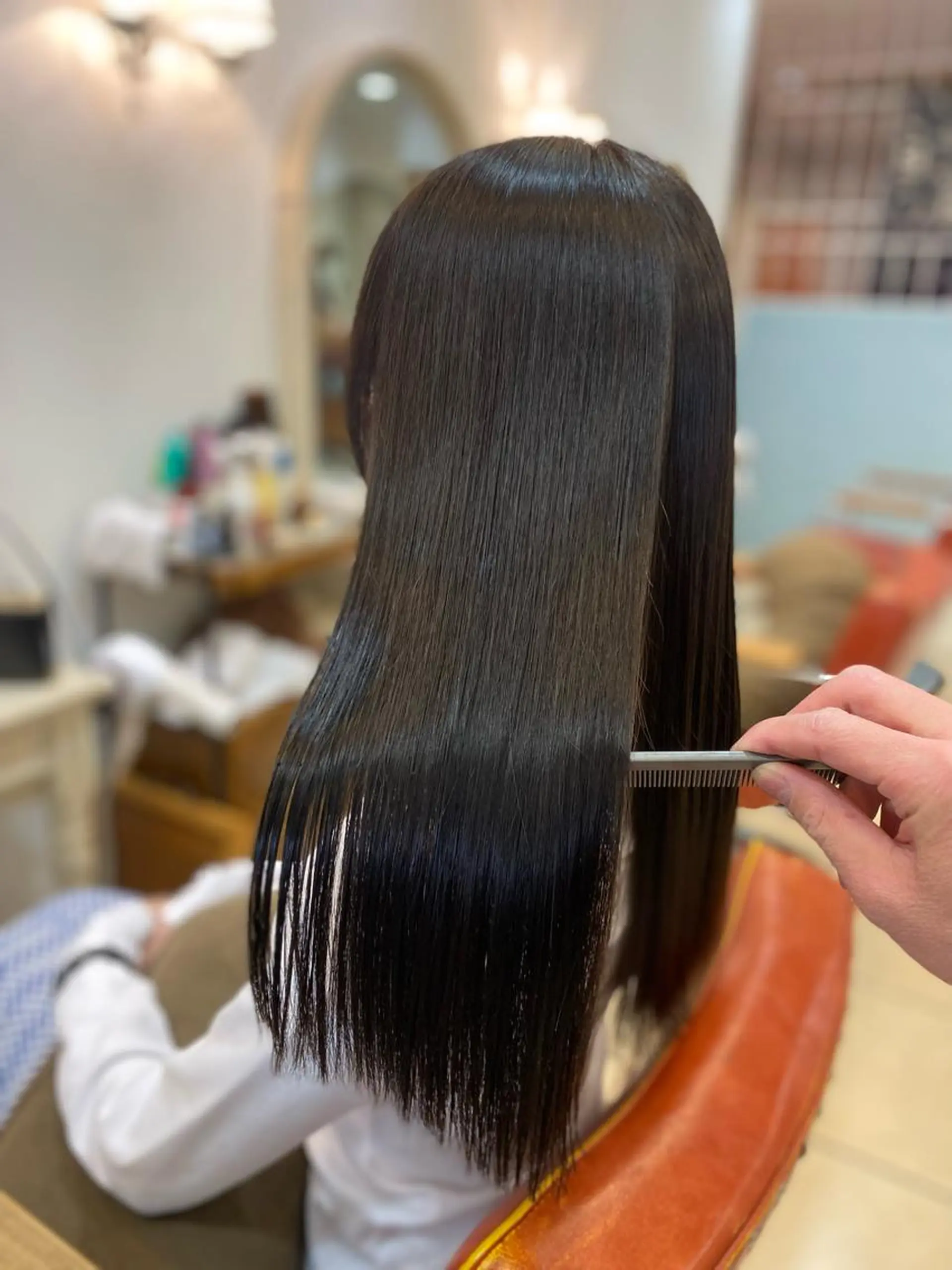 セミロング パーマ ウルフ/レイヤー /パーマ ナユタのヘアスタイル