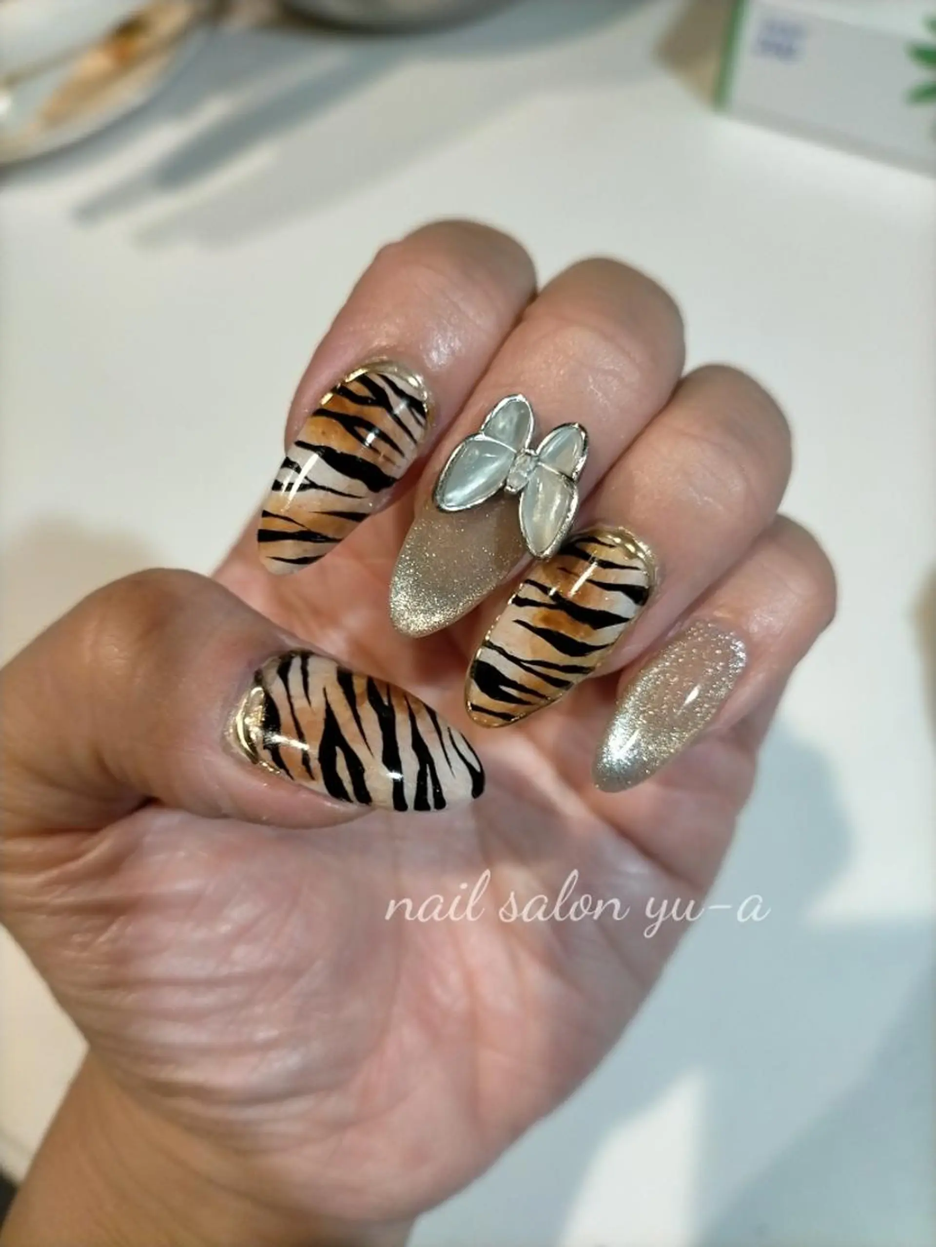ネイル ネイル＆ホワイトニング   Yu-a所属・yu-a  スカルプ ネイルakiのネイルデザイン