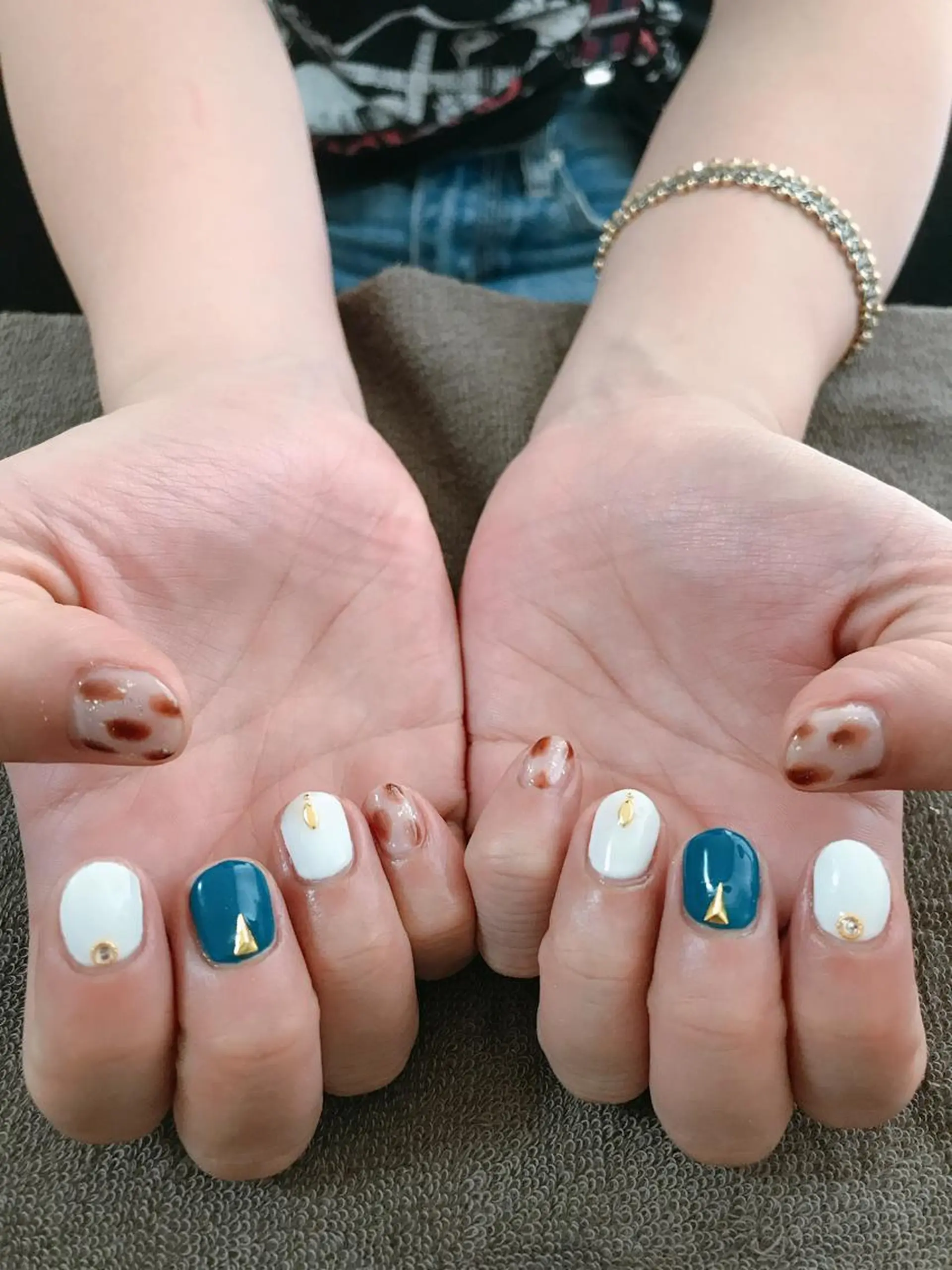 ネイル 持ち込み ショートネイル ハンドネイル Masuko Yasukaのネイルデザイン