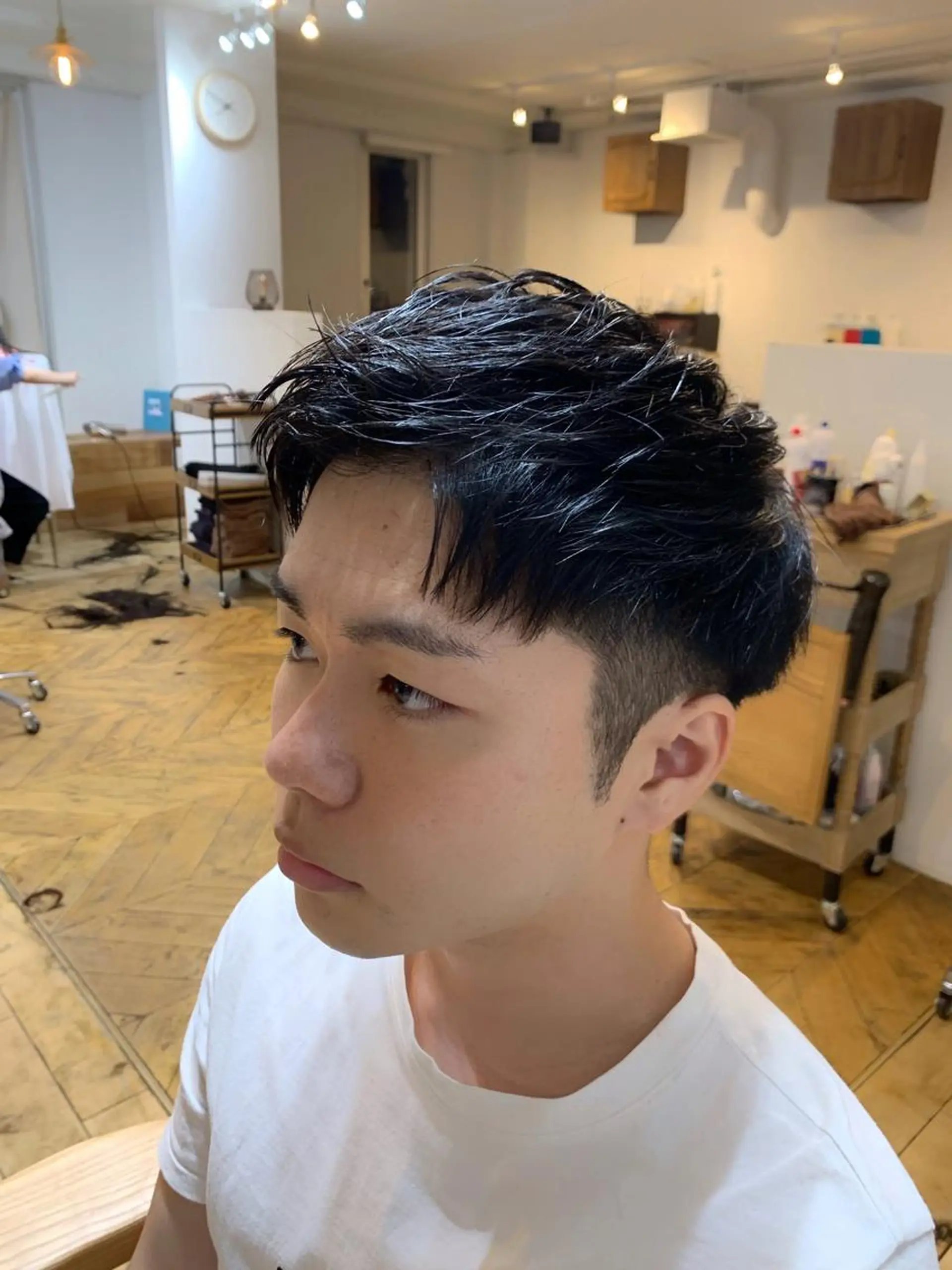 ショート メンズ モヒカン ベリーショート カット ヘアセット メンズStylist 山根慧のヘアスタイル