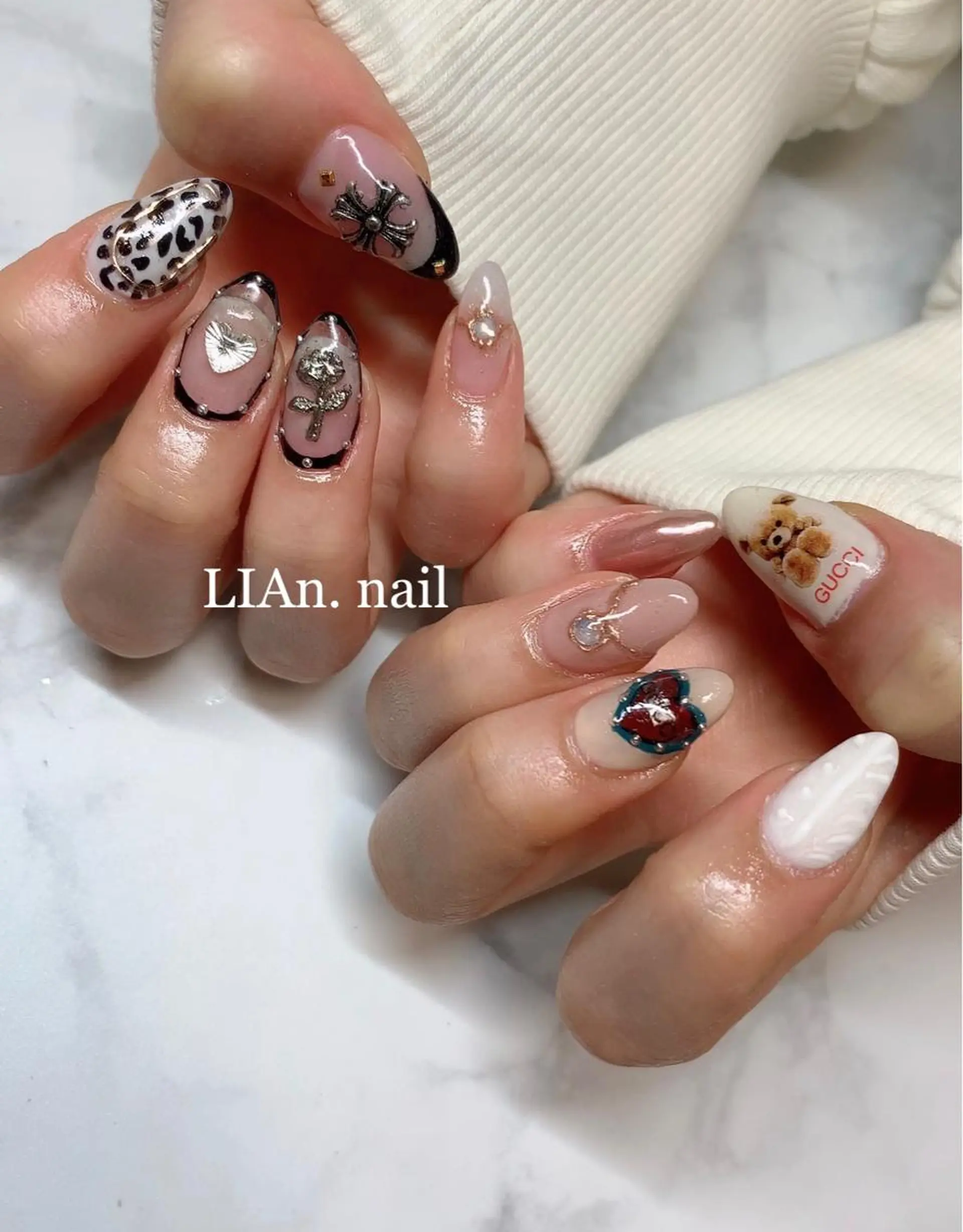 ネイル ショートネイル Lian nailのネイルデザイン