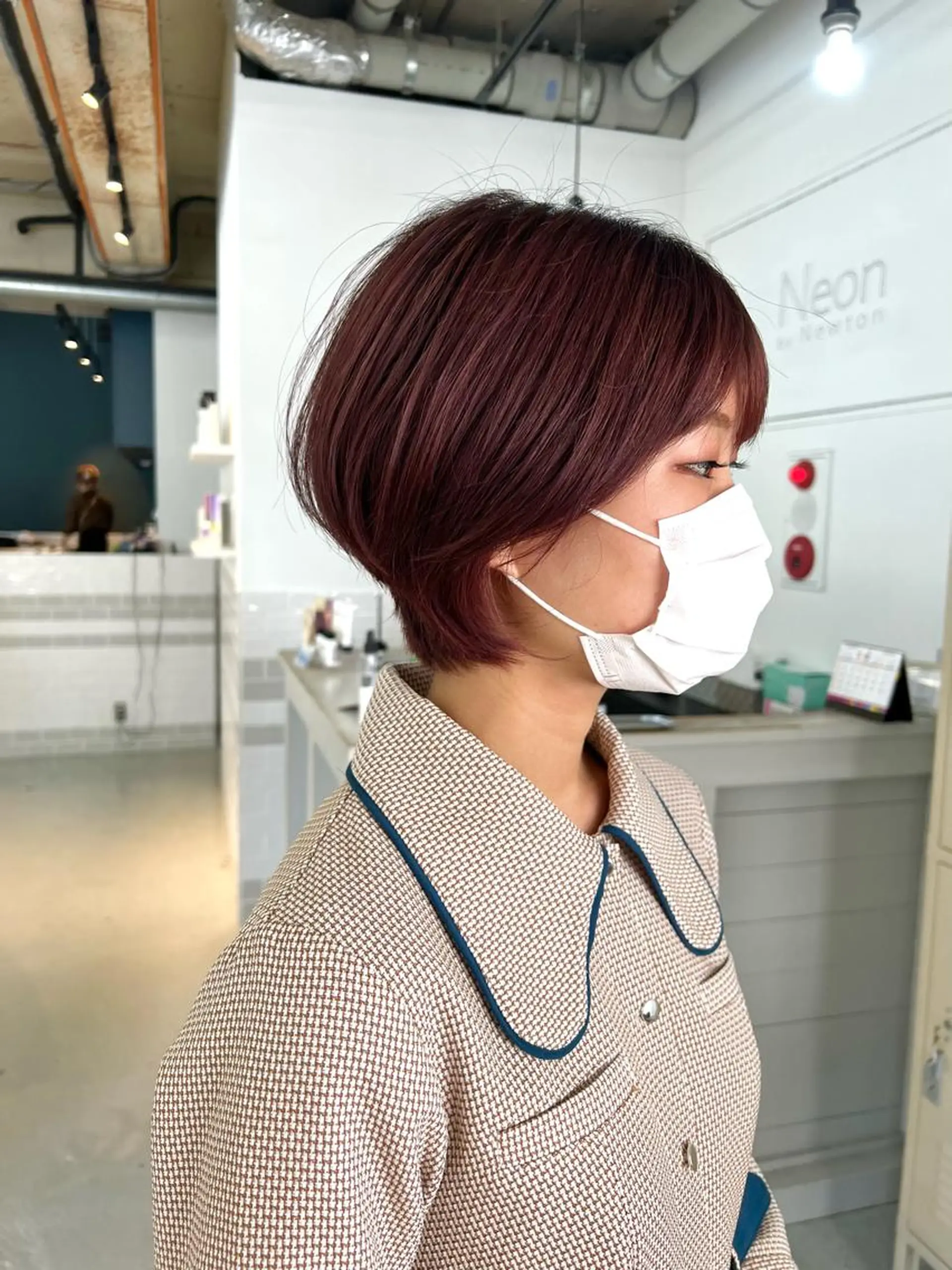 ショート カラー メンズカット /パーマ🍀田畑玖音のヘアスタイル