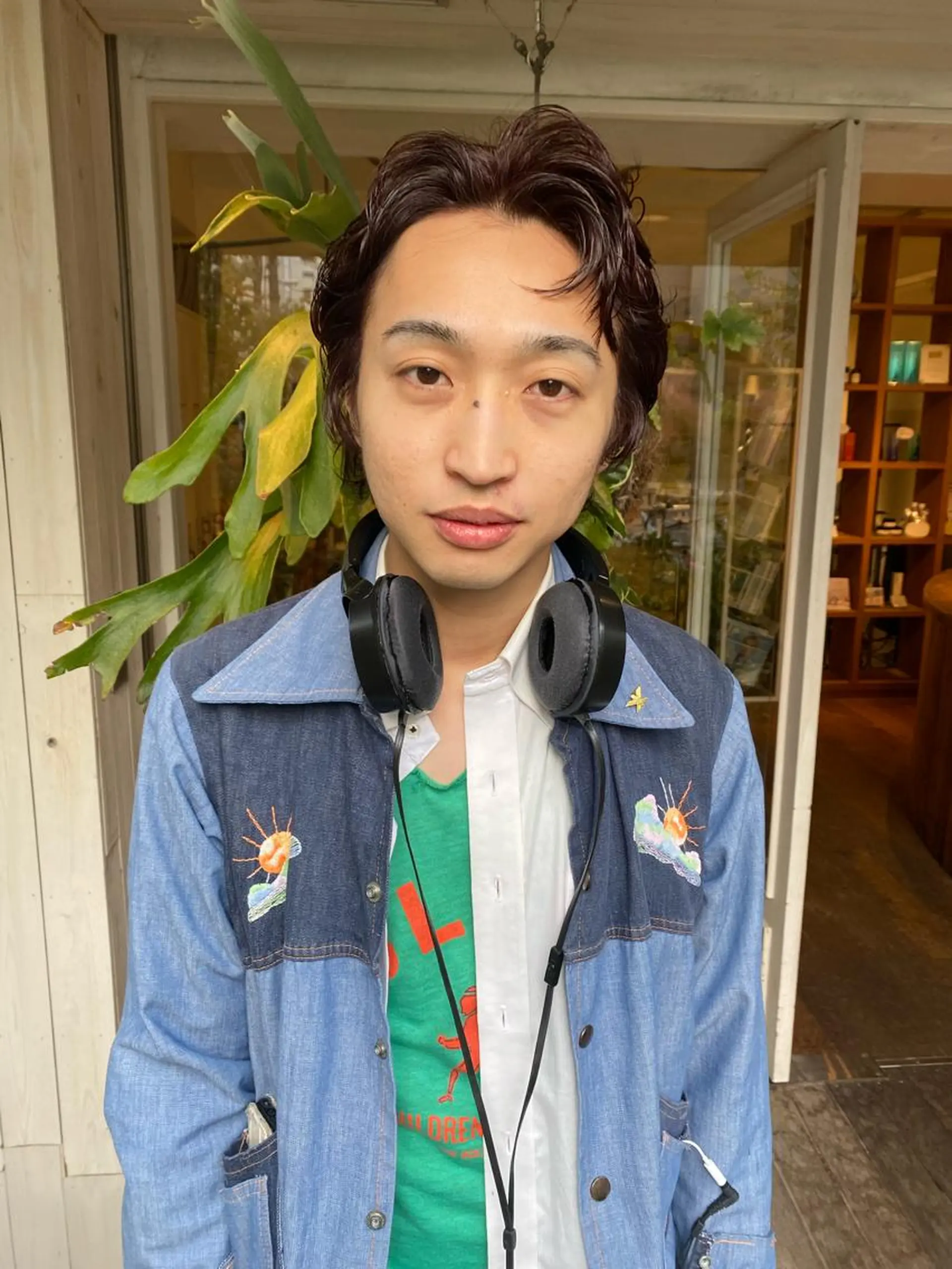 ショート カラー パーマ メンズ BELLA阿部野 TOMOMIのヘアスタイル