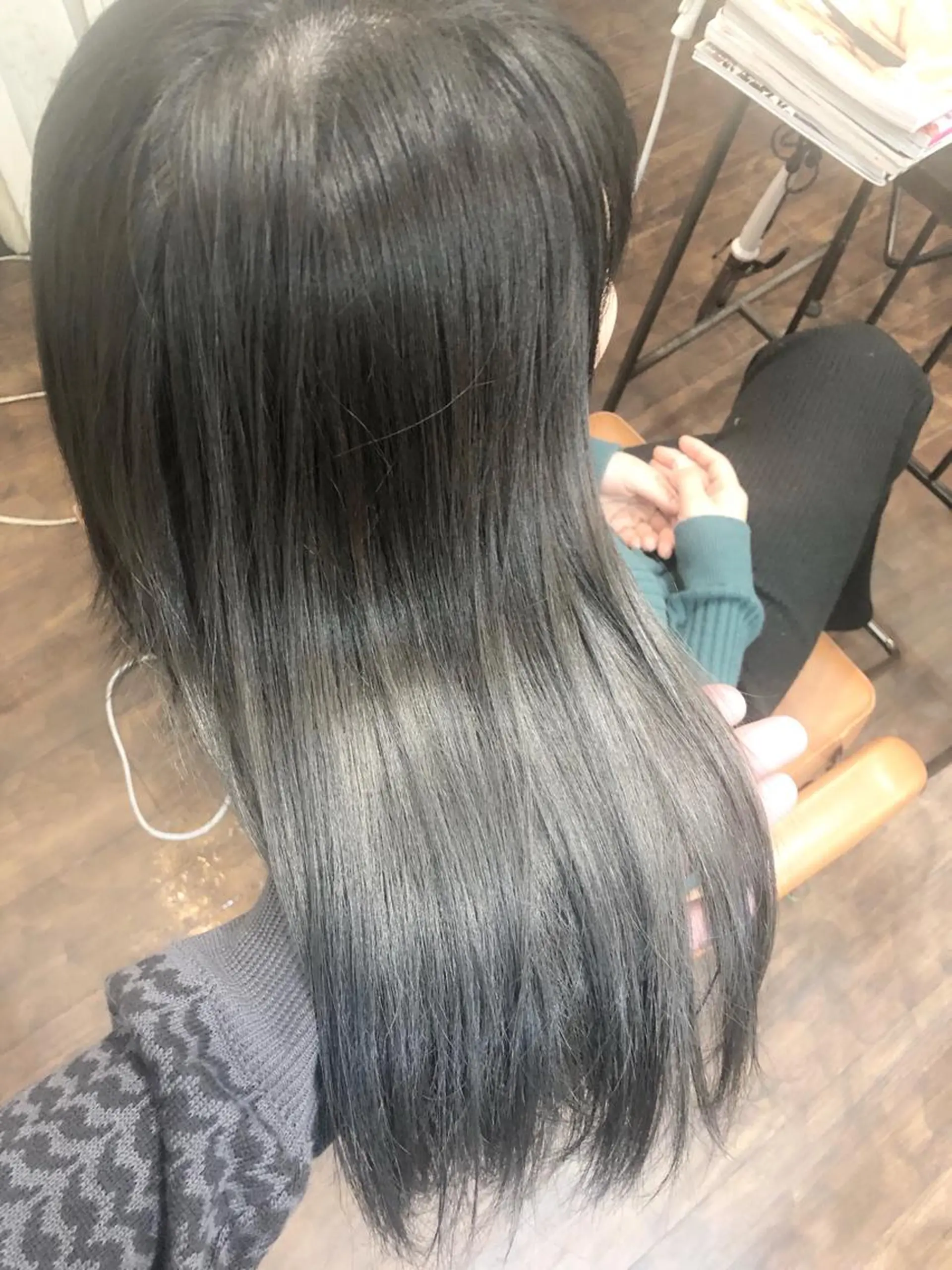 カラー ブリーチ カット ヘアカラー トリートメント ヘッドスパ グレージュ/髪質改善 Yamato.hのヘアスタイル