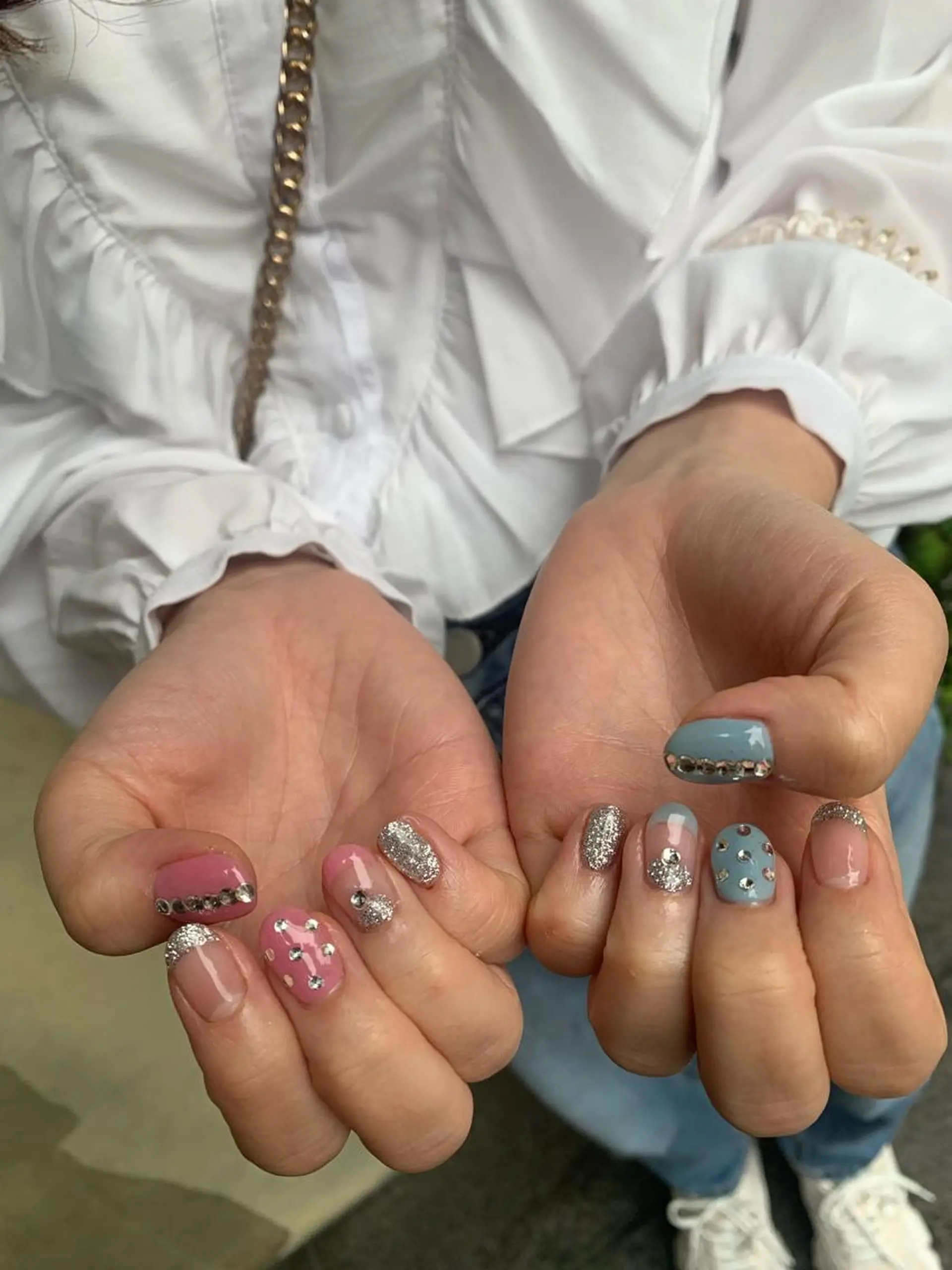 ネイル ハンドネイル なぽ ❤︎ y2k/韓国nailのネイルデザイン