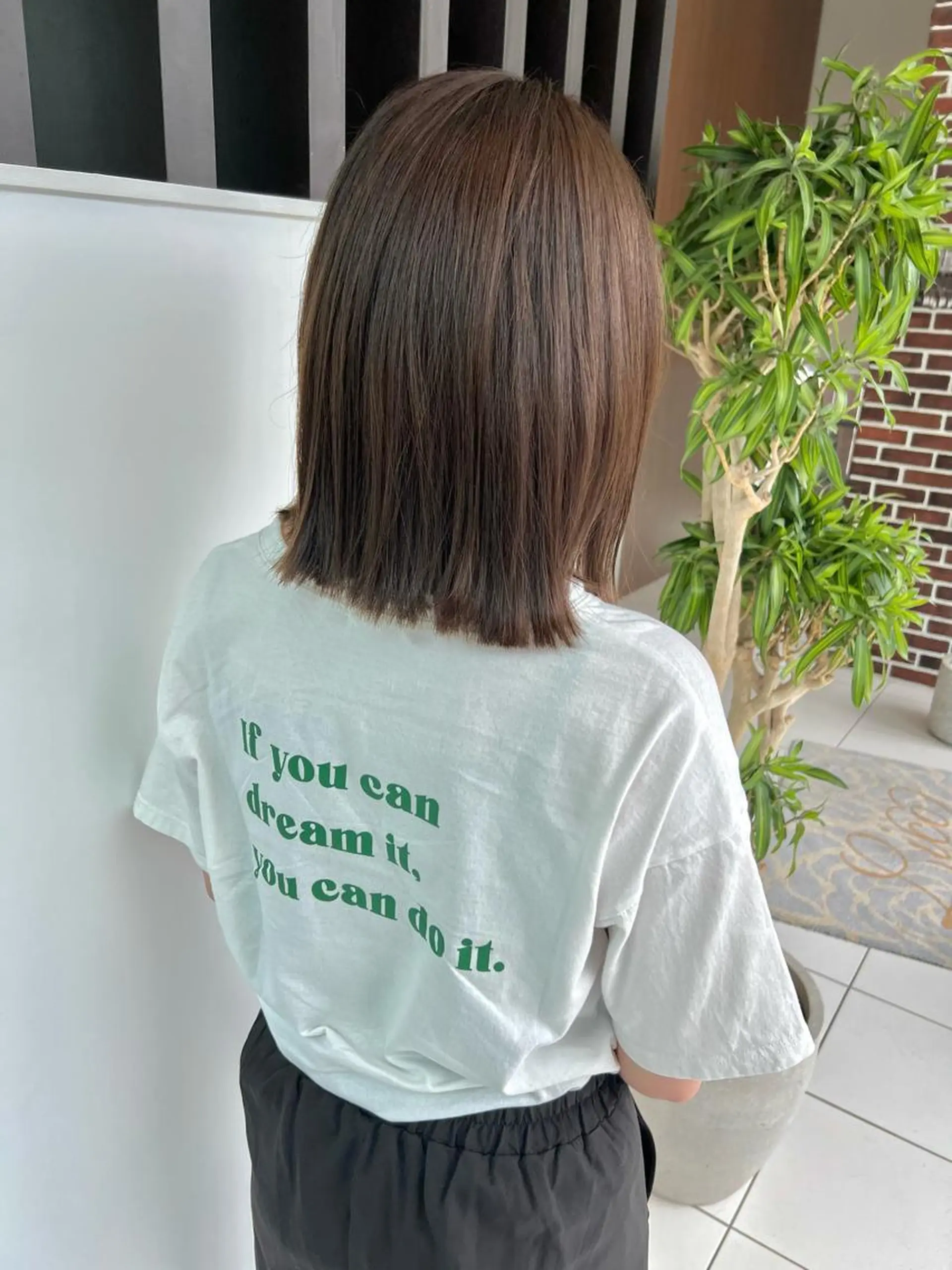 ミディアム カラー ハルキ/ 髪質改善のヘアスタイル