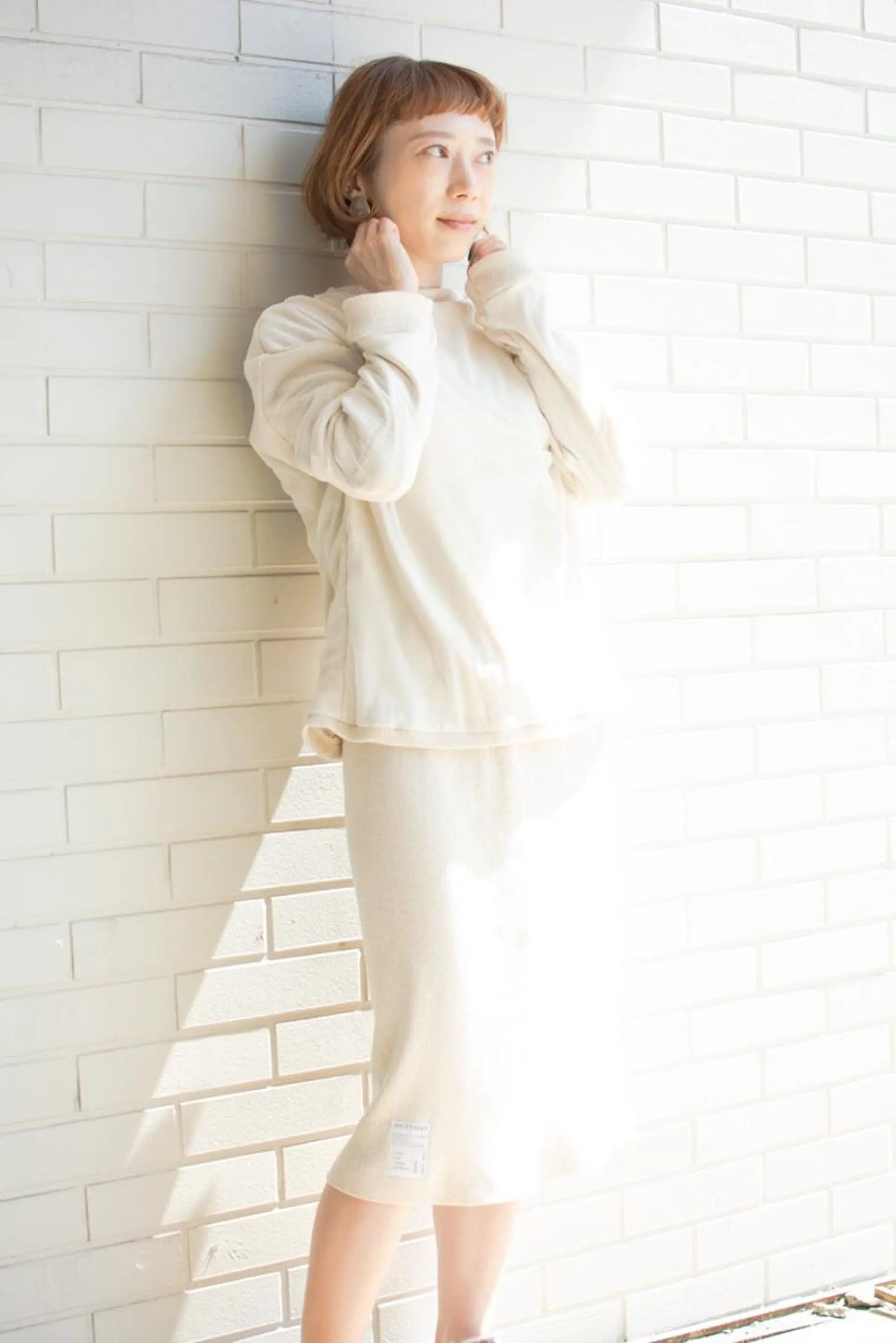 ショート カラー ショートボブ ベージュカラー ブルーカラー ブルージュ グレージュ 撮影モデル 斉藤 正敏のその他イメージ