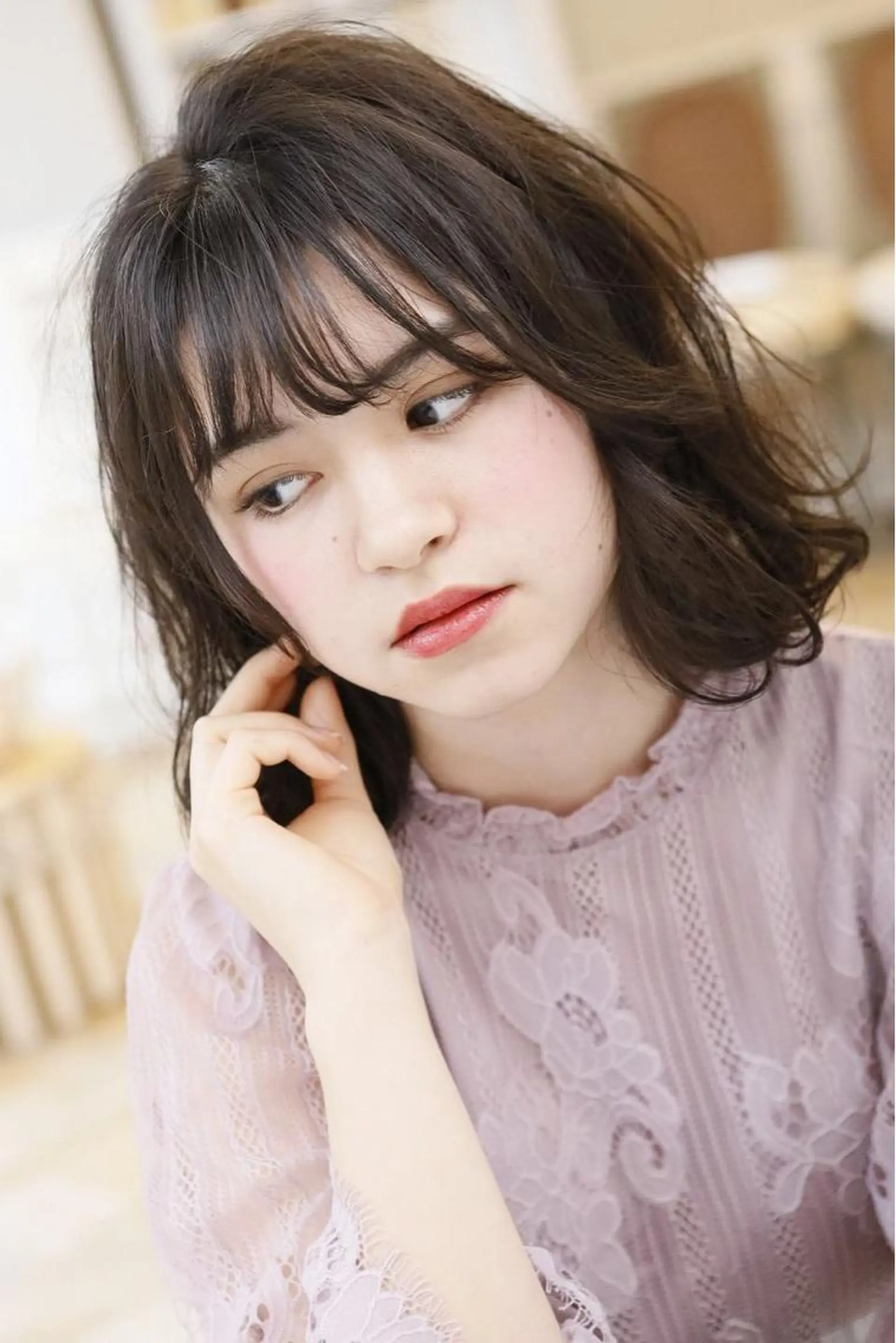 カラー パーマモデル募集中 瀬在紗也香のヘアスタイル