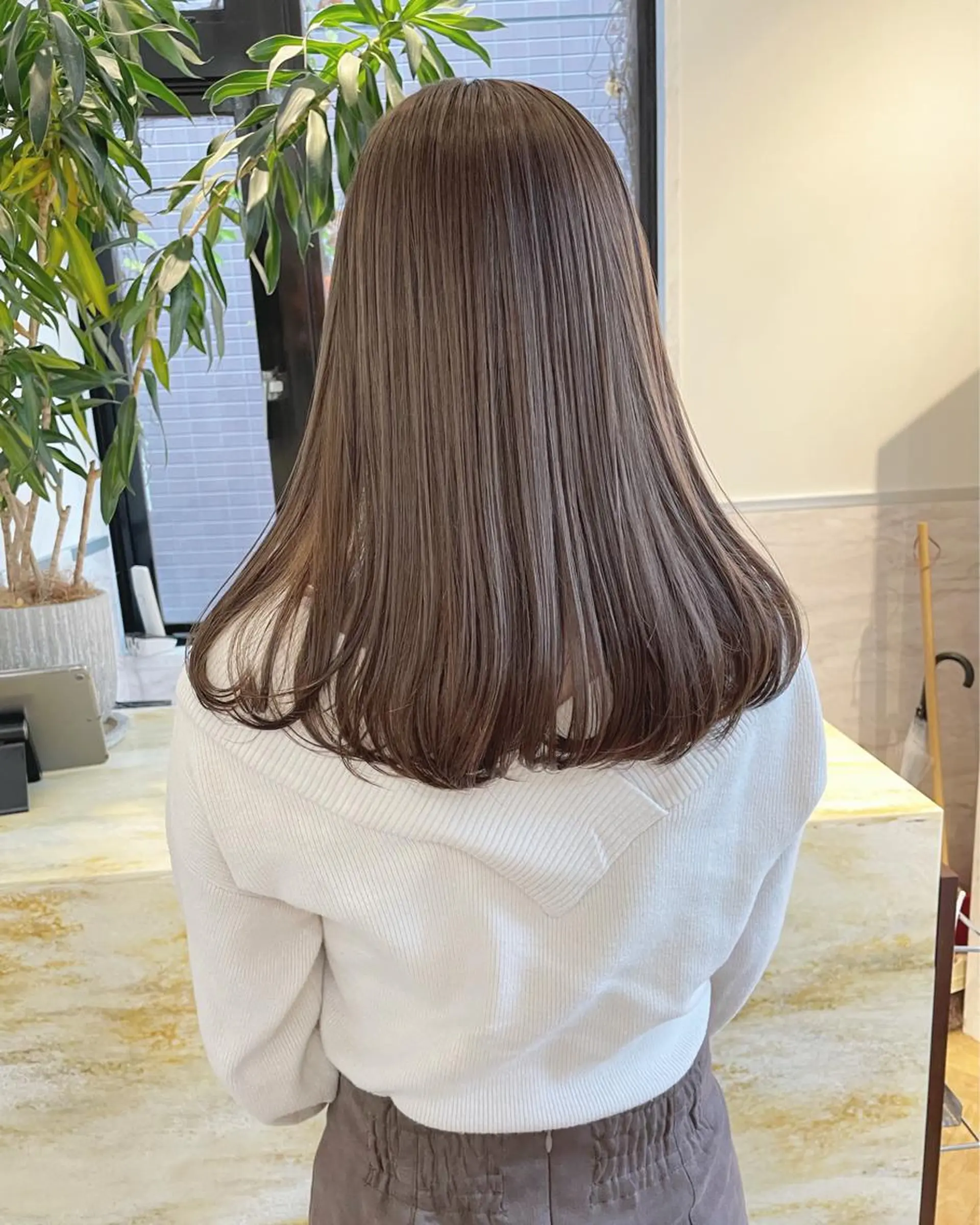 セミロング カラー 🫧透明感ヘア🫧 🧸竹花　彩希🧸のヘアスタイル