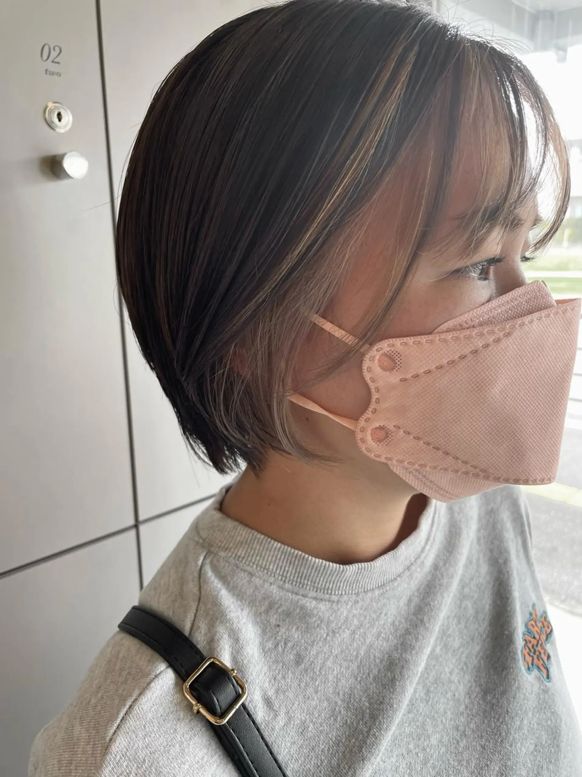 ショート 切りっぱなしボブ ショートボブ 丸みショート ミストバング ボブ C’LD hair  produce /シールドヘア所属・モテ髪/ボブ/ショー ト/アダチフウトのヘアスタイル