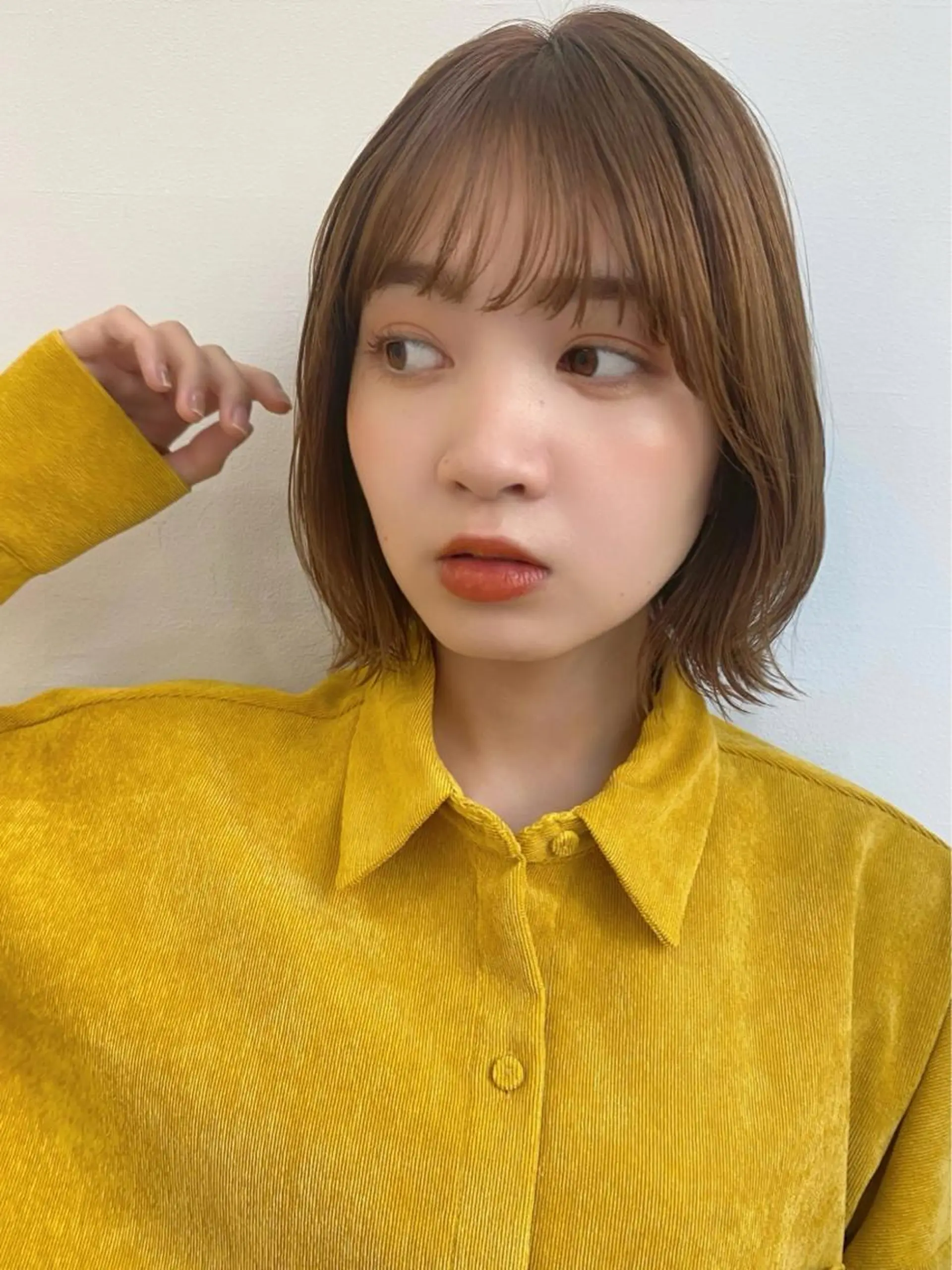 ミディアム カラー 🪭risa 暖色/レイヤー🪭のヘアスタイル