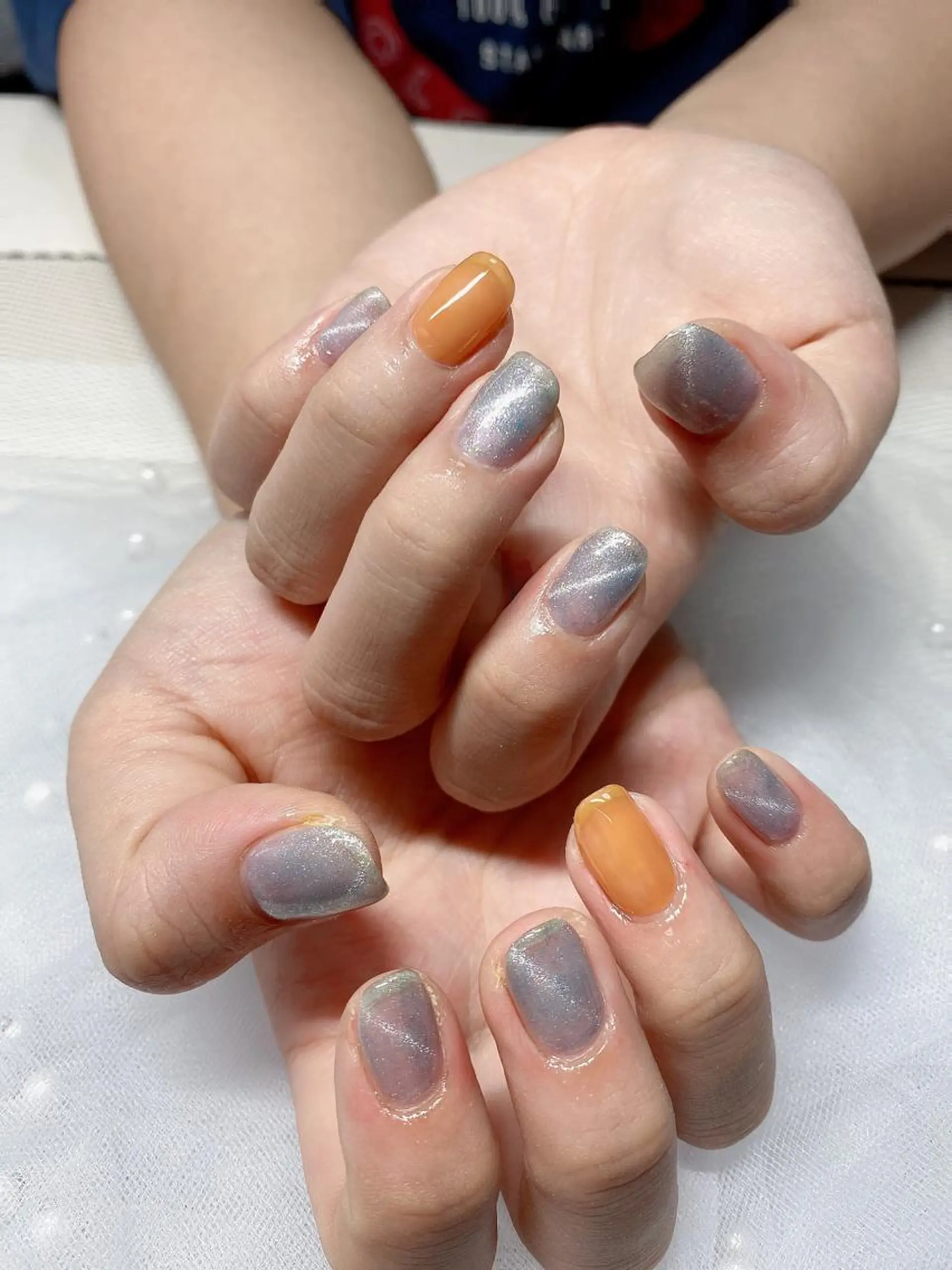 ネイル マグネットネイル ワンカラーネイル Jasmine nailsalon所属・ジャスミン ネイルサロンのネイルデザイン