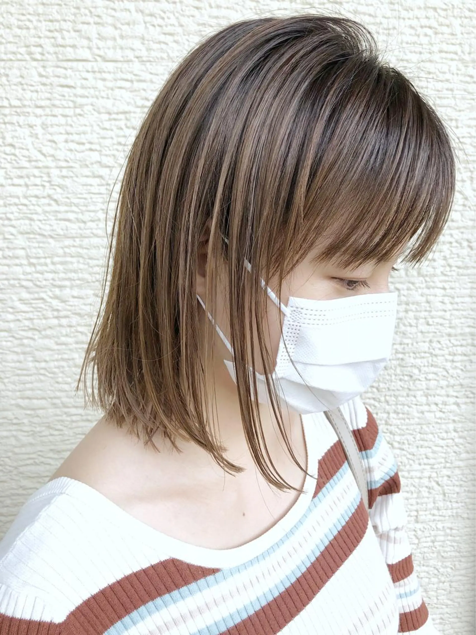 ミディアム カラー メンズヘア特化 崎田 成人のヘアスタイル