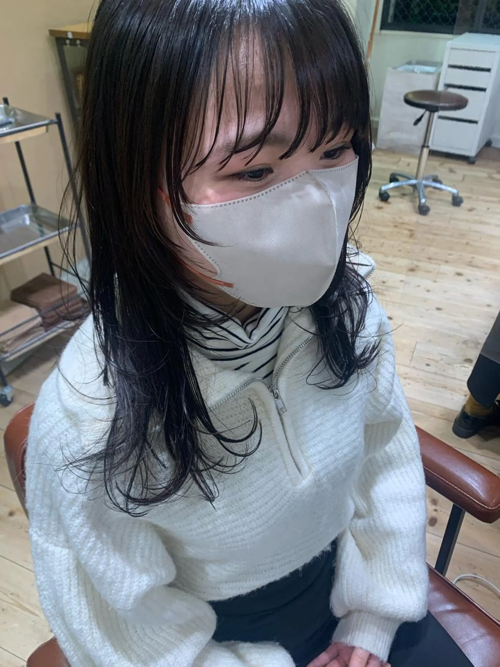 ロング 顔まわりレイヤー レイヤーカット yukie🌷 /暖色🍒梅田サロンのヘアスタイル