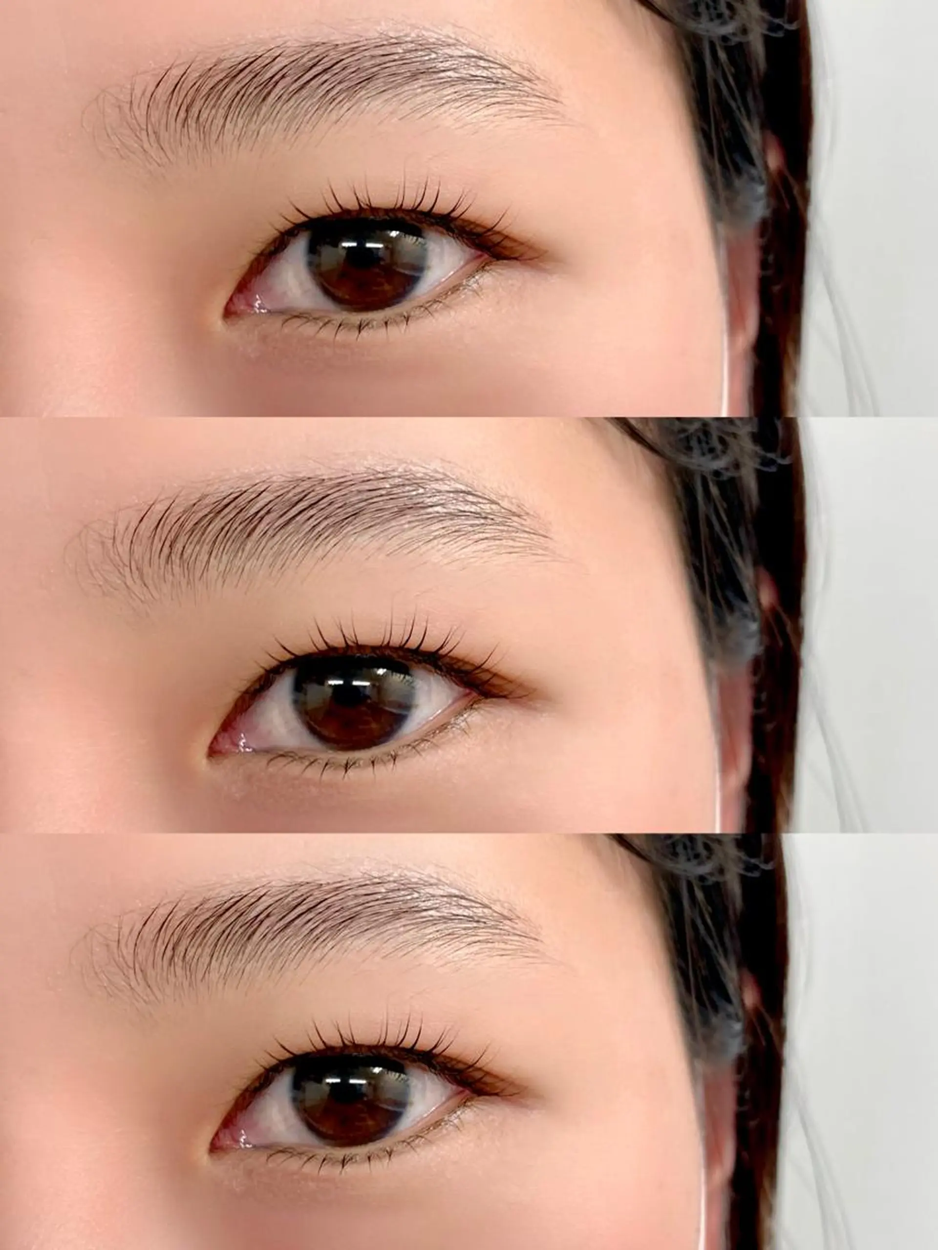 マツエク・マツパ アイブロウ ナチュラル montee eyelashのマツエク・マツパデザイン