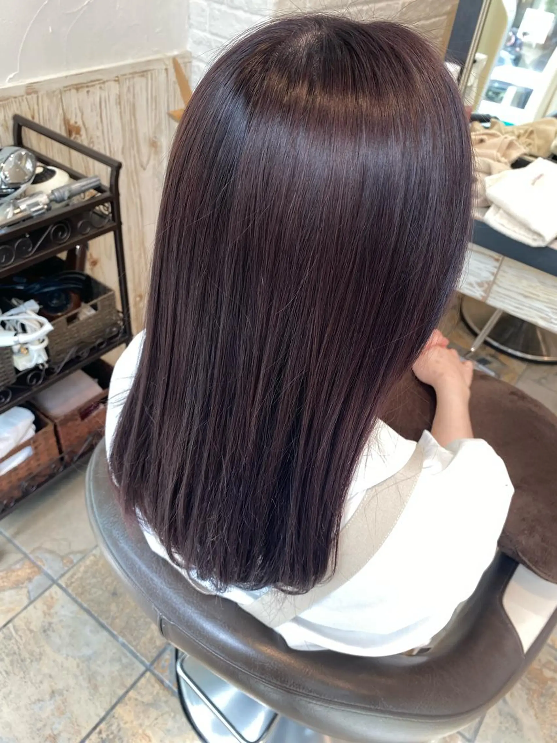 セミロング 佐竹 こいきのヘアスタイル