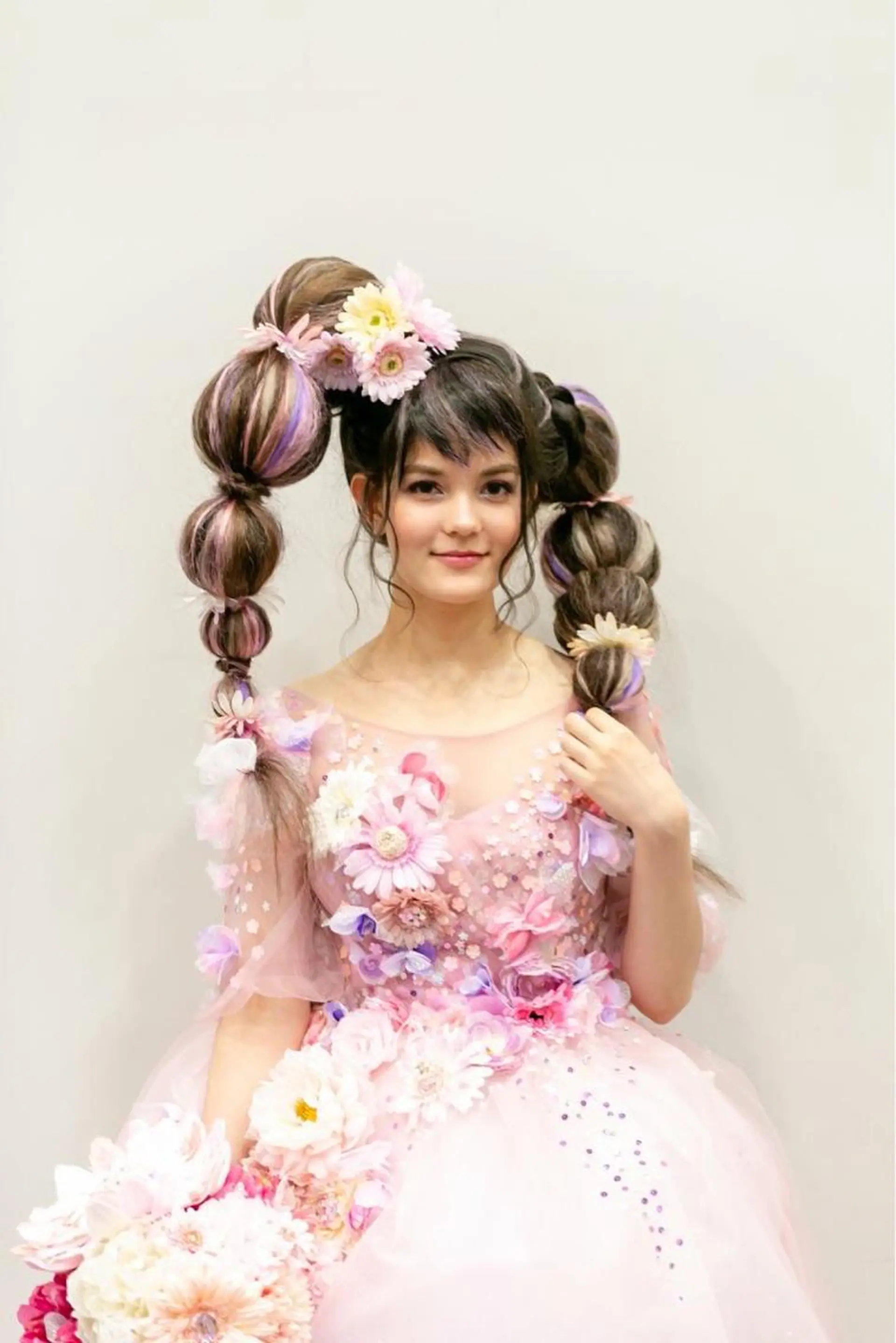 セミロング 透明感カラー💖 Stylist佐藤澪のマツエク・マツパデザイン