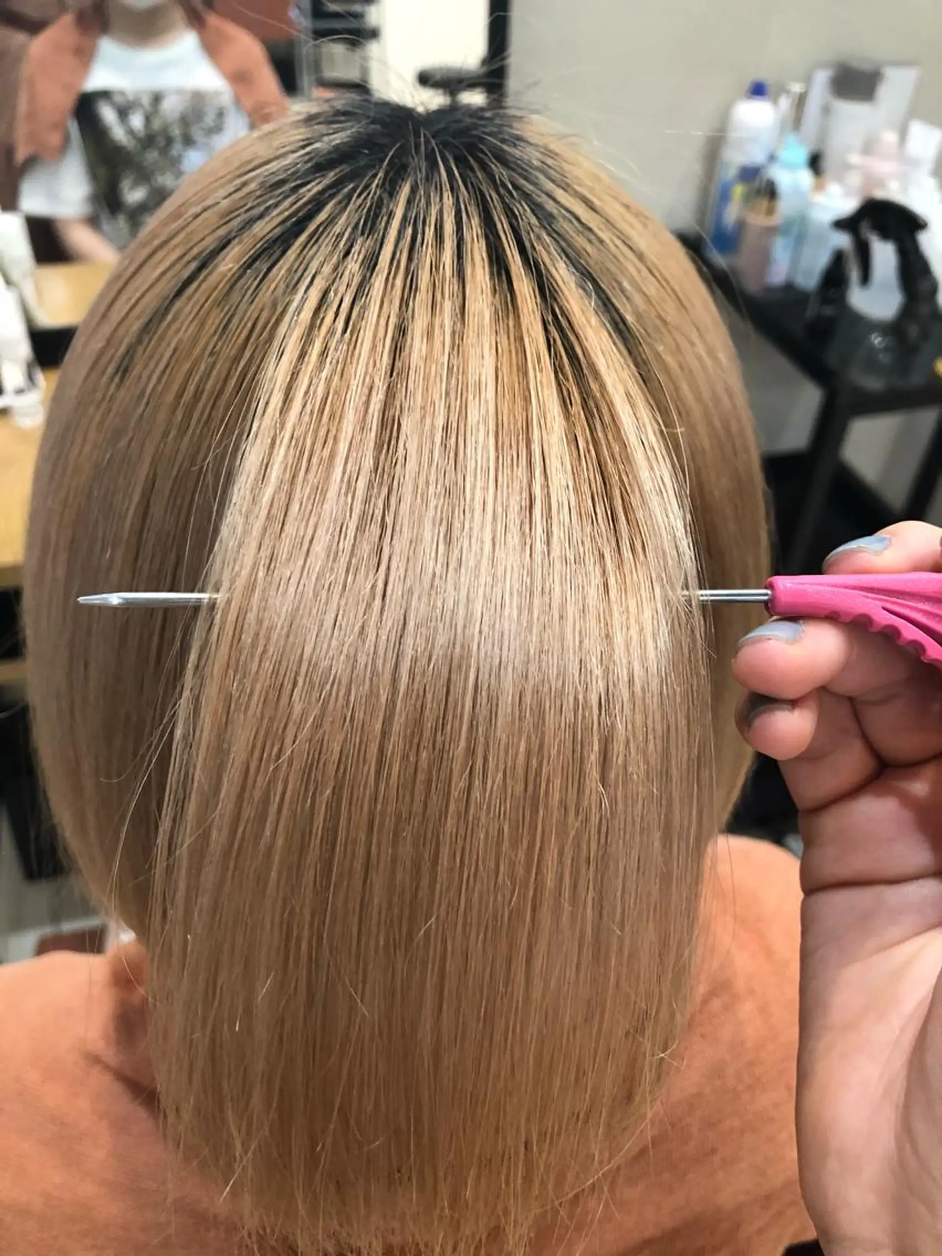 為近日向子🐥暖色 💘顔周りカット🌈のヘアスタイル