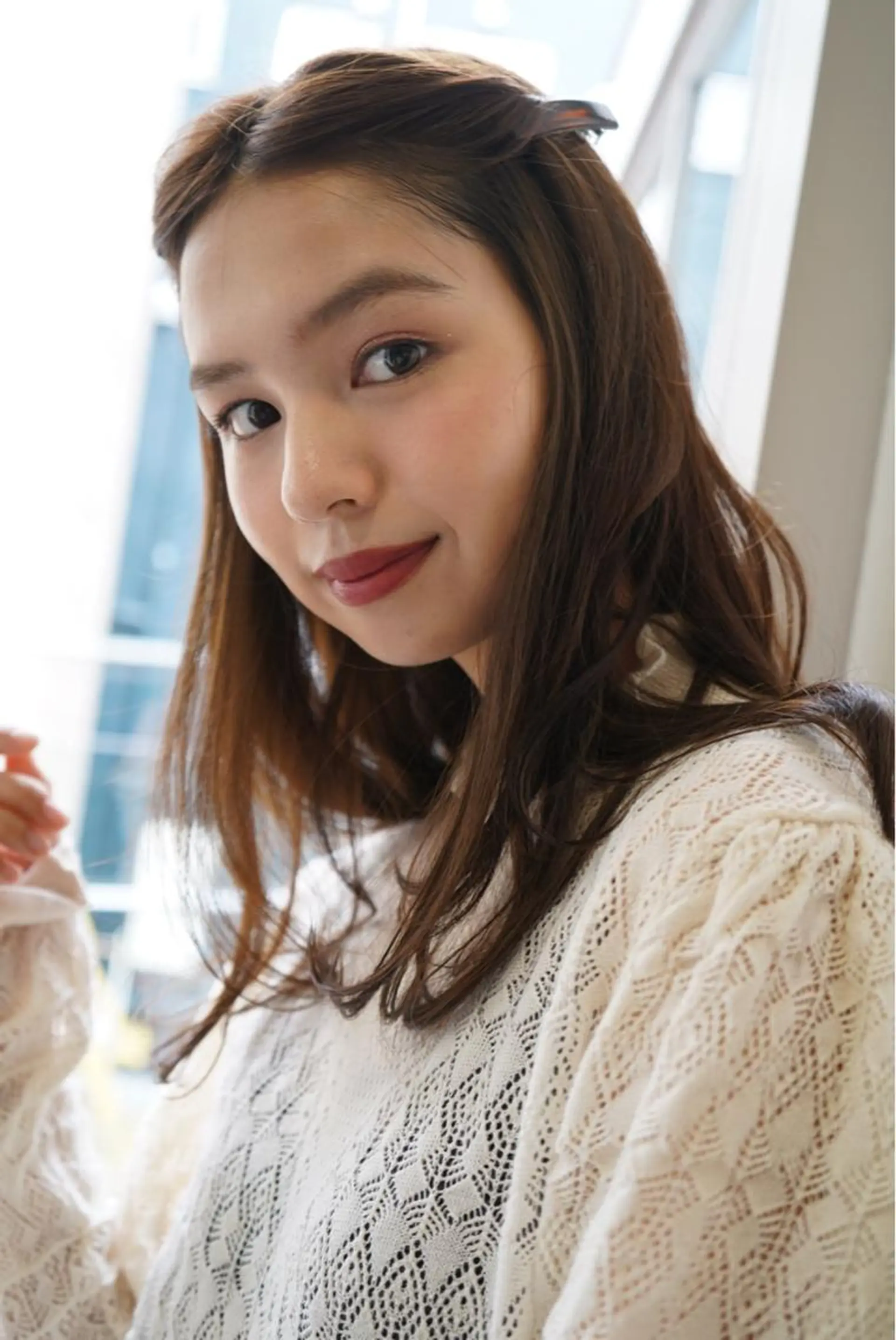 セミロング カラー yah iroのヘアスタイル