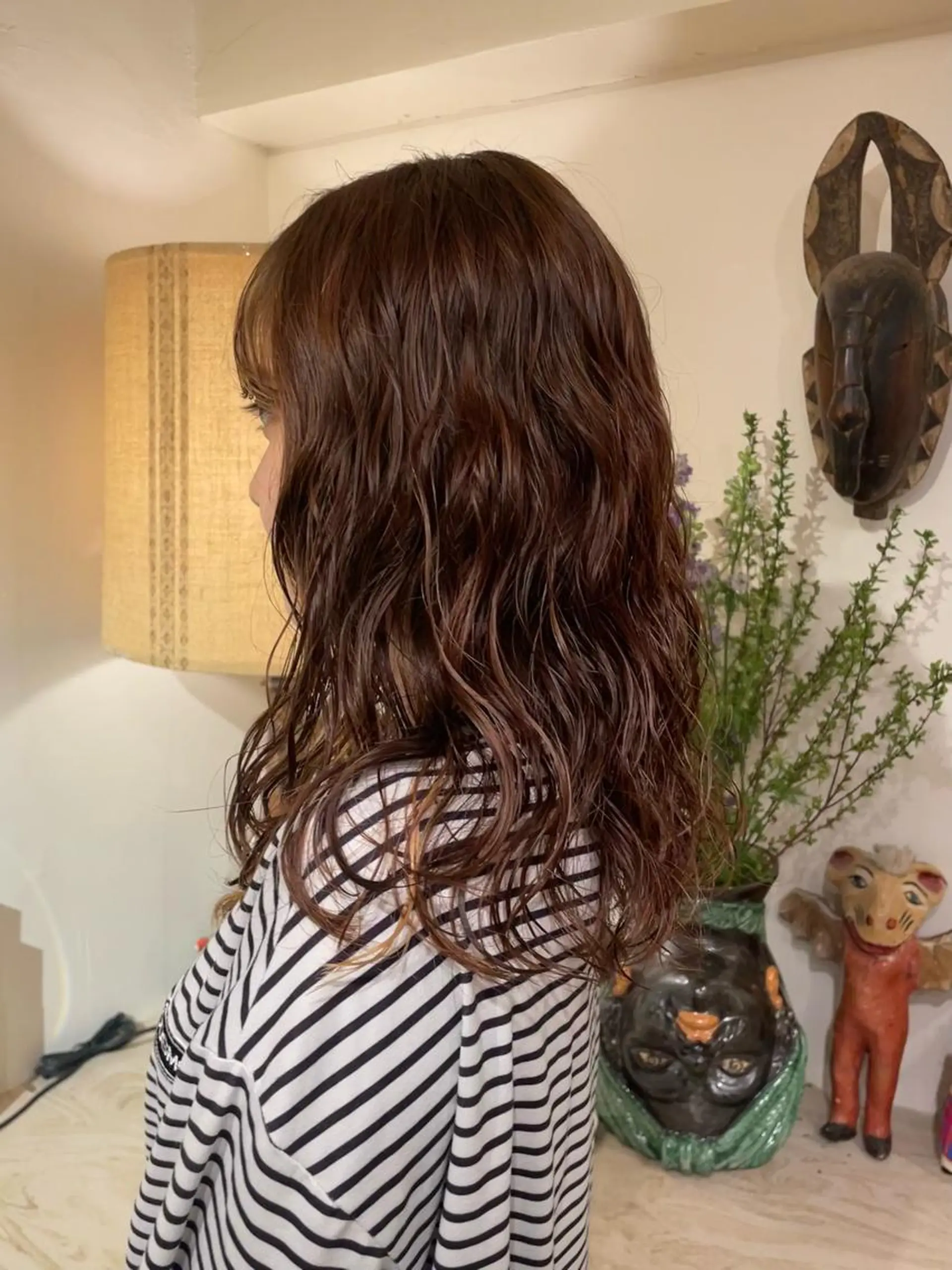 ミディアム ミディアムパーマ パーマ ⚪️ISHIZUKA AOI⚪️のヘアスタイル