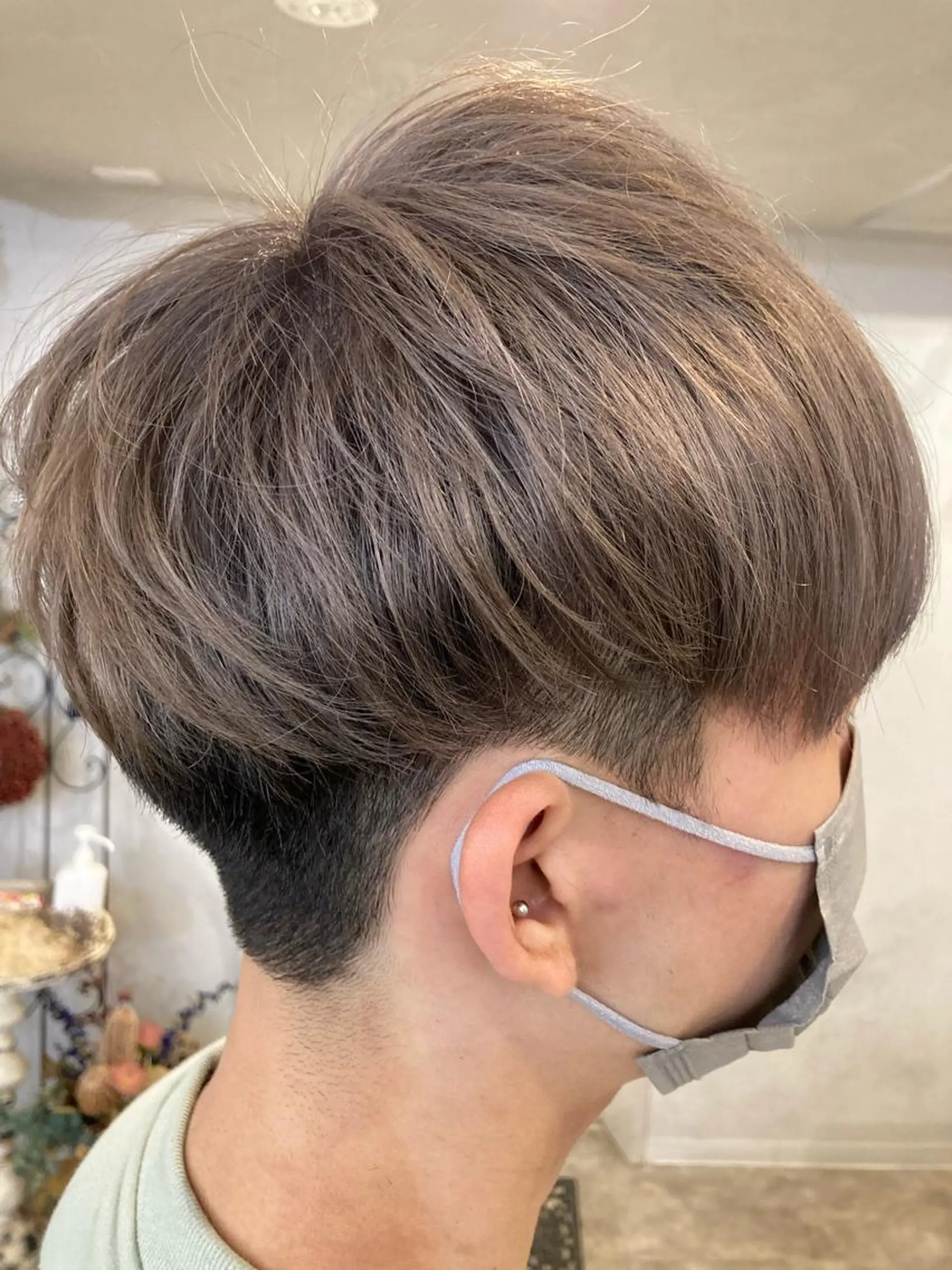 メンズ マッシュ 刈り上げ カット hair studio nico所属・田中 健太郎のヘアスタイル