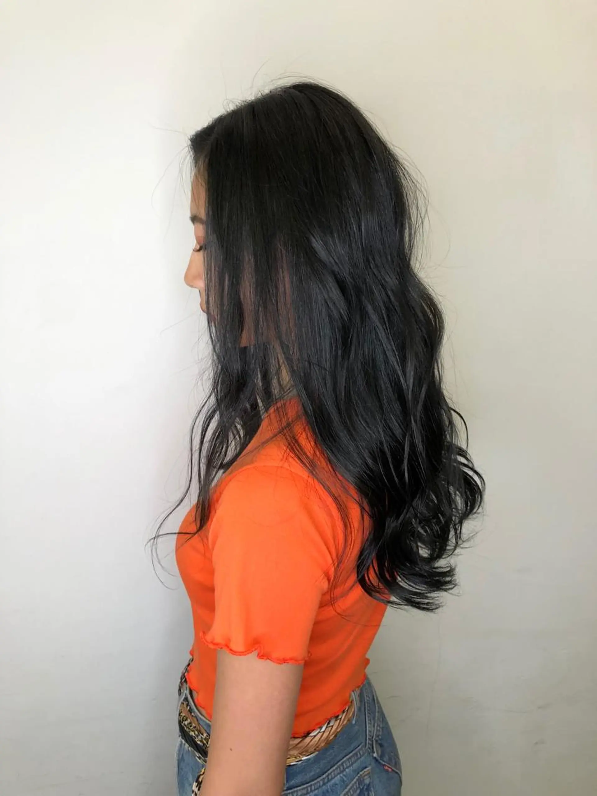 ロング カラー brace今里店店長 加井直樹のヘアスタイル