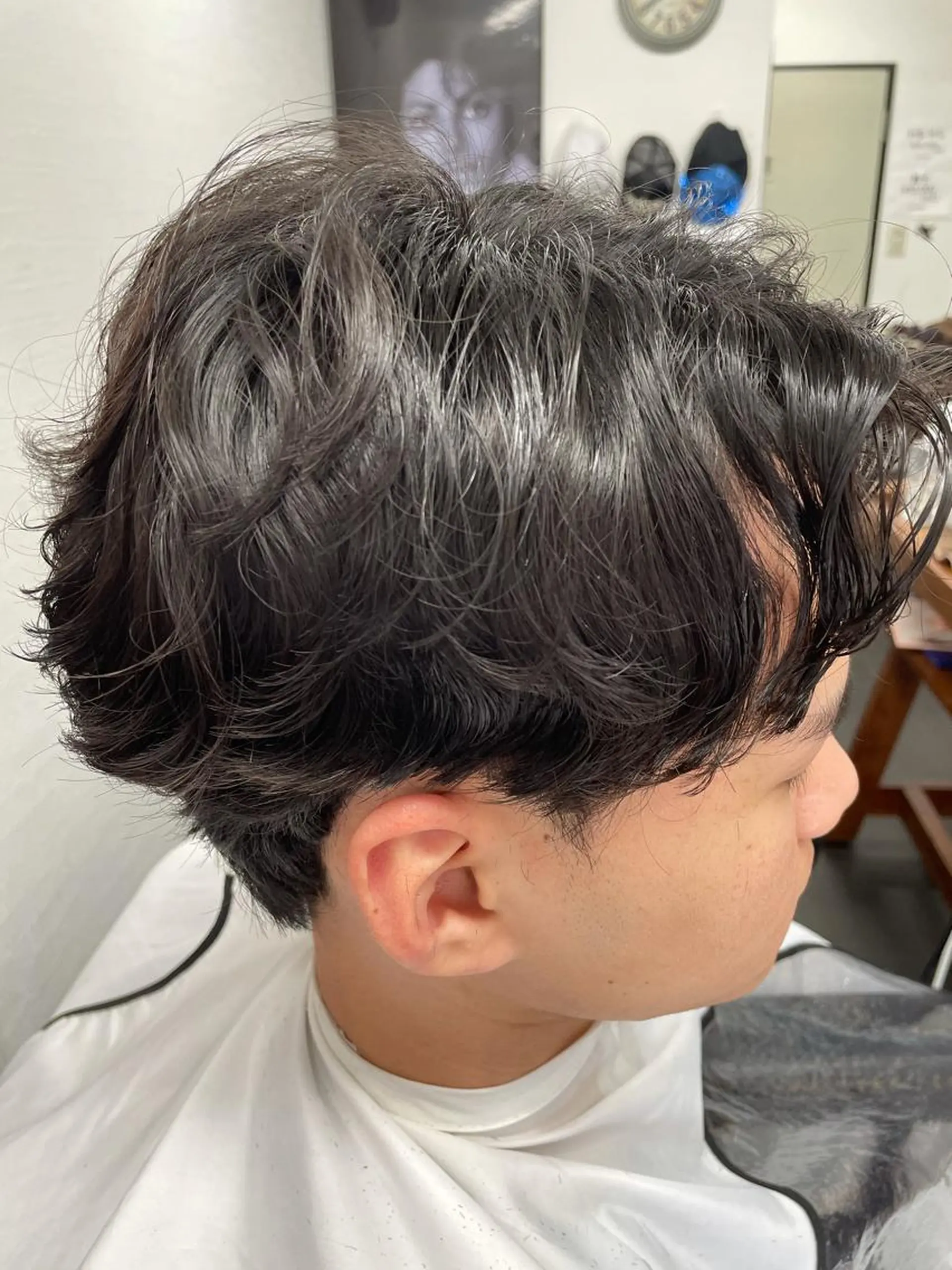 ショート パーマ メンズ カルマパーマ メンズ韓国風 メンズパーマ 韓国風ヘア ARTISAN所属・韓国ヘア🇰🇷💜 Minaのヘアスタイル