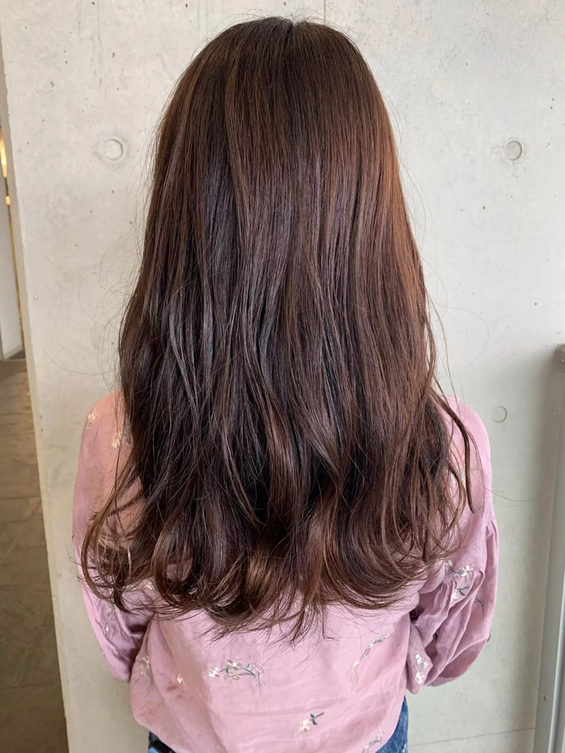 ロング カラー アディクシーカラー 透明感カラー 髪質改善/縮毛矯正 ツヤ髪🩷さつきのヘアスタイル