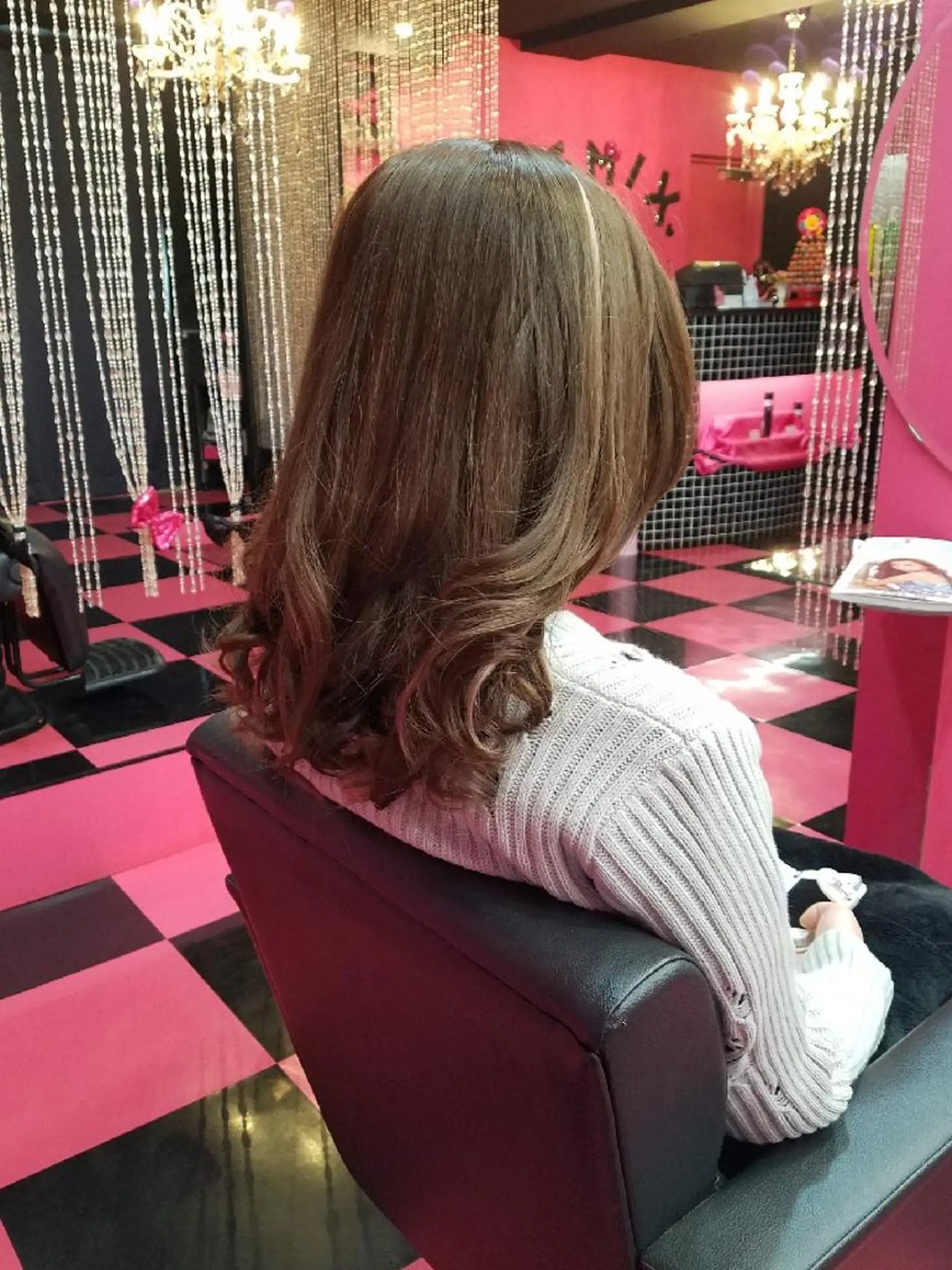 セミロング カラー エクステ REMIX　by　  Love　hairのヘアスタイル