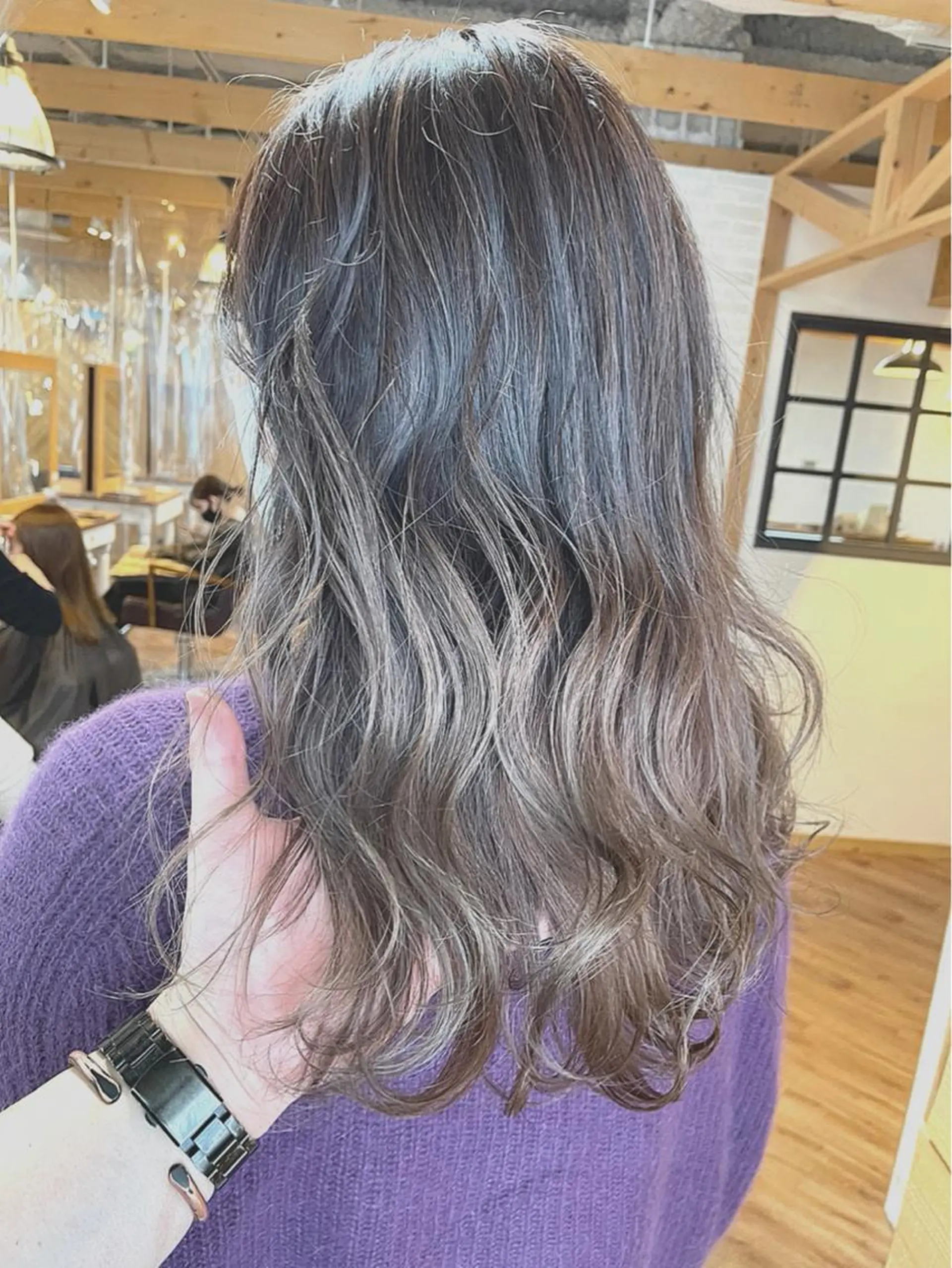 セミロング カラー hair salon Ranun髪質改善のヘアスタイル