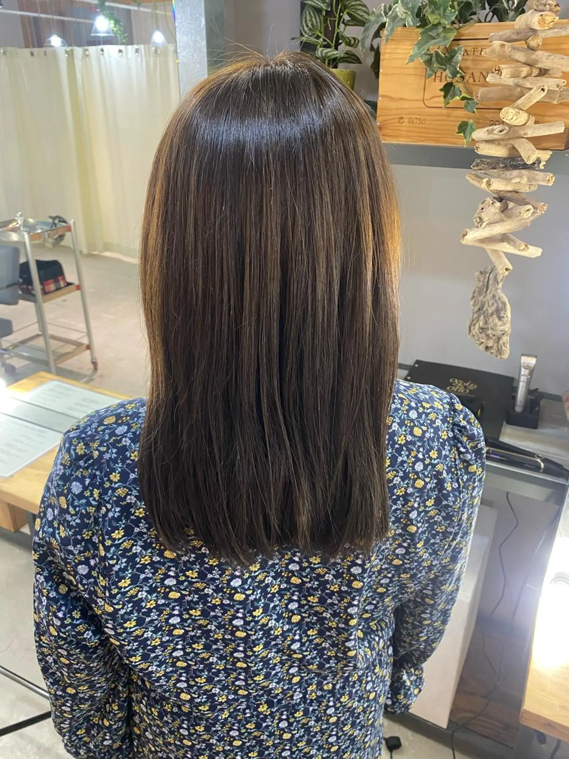 セミロング 溜 一太のヘアスタイル