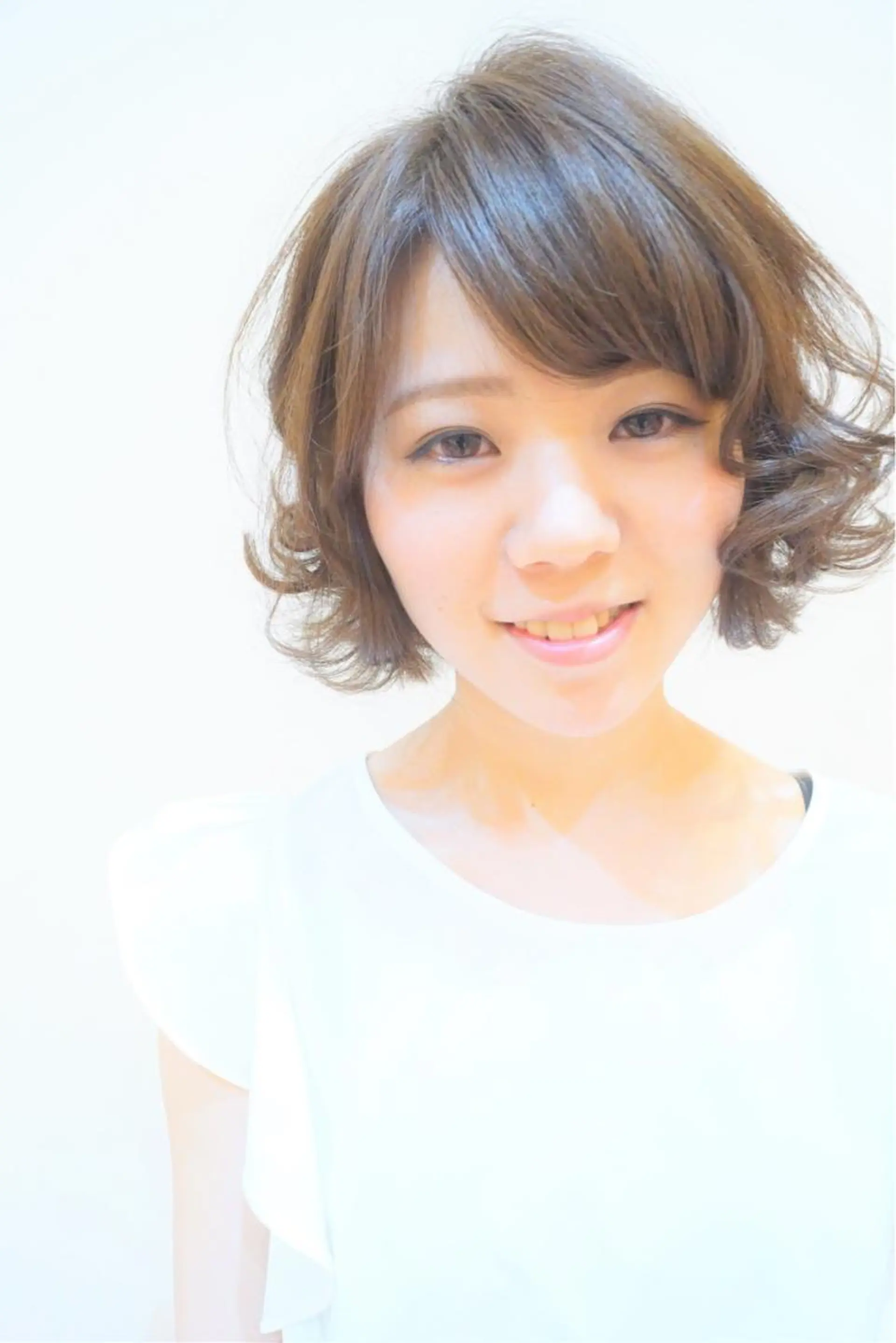 ショート カラー パーマ 小島 脩のヘアスタイル