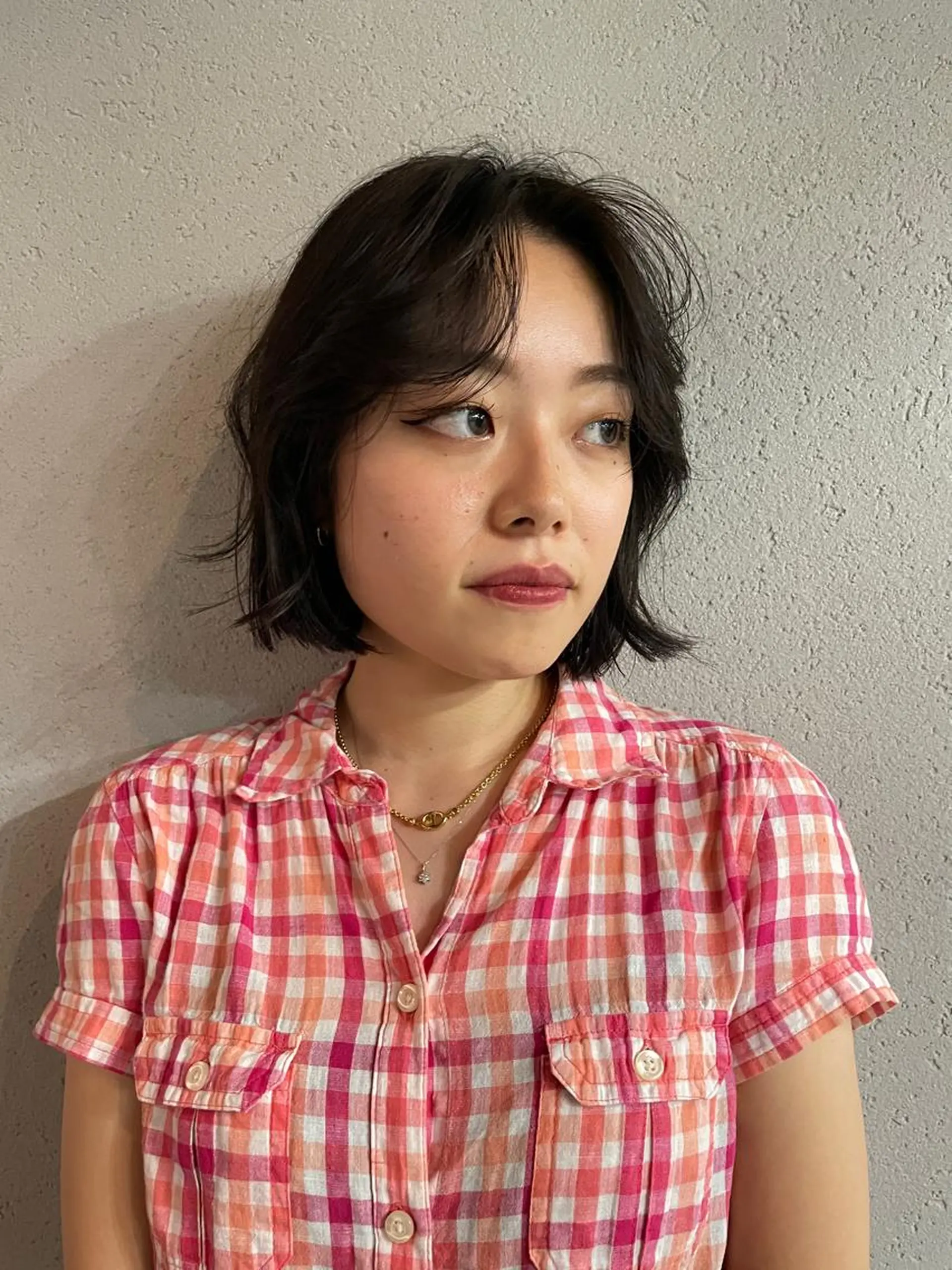 ミディアム カラー 吉田一輝 外国人パーマのヘアスタイル